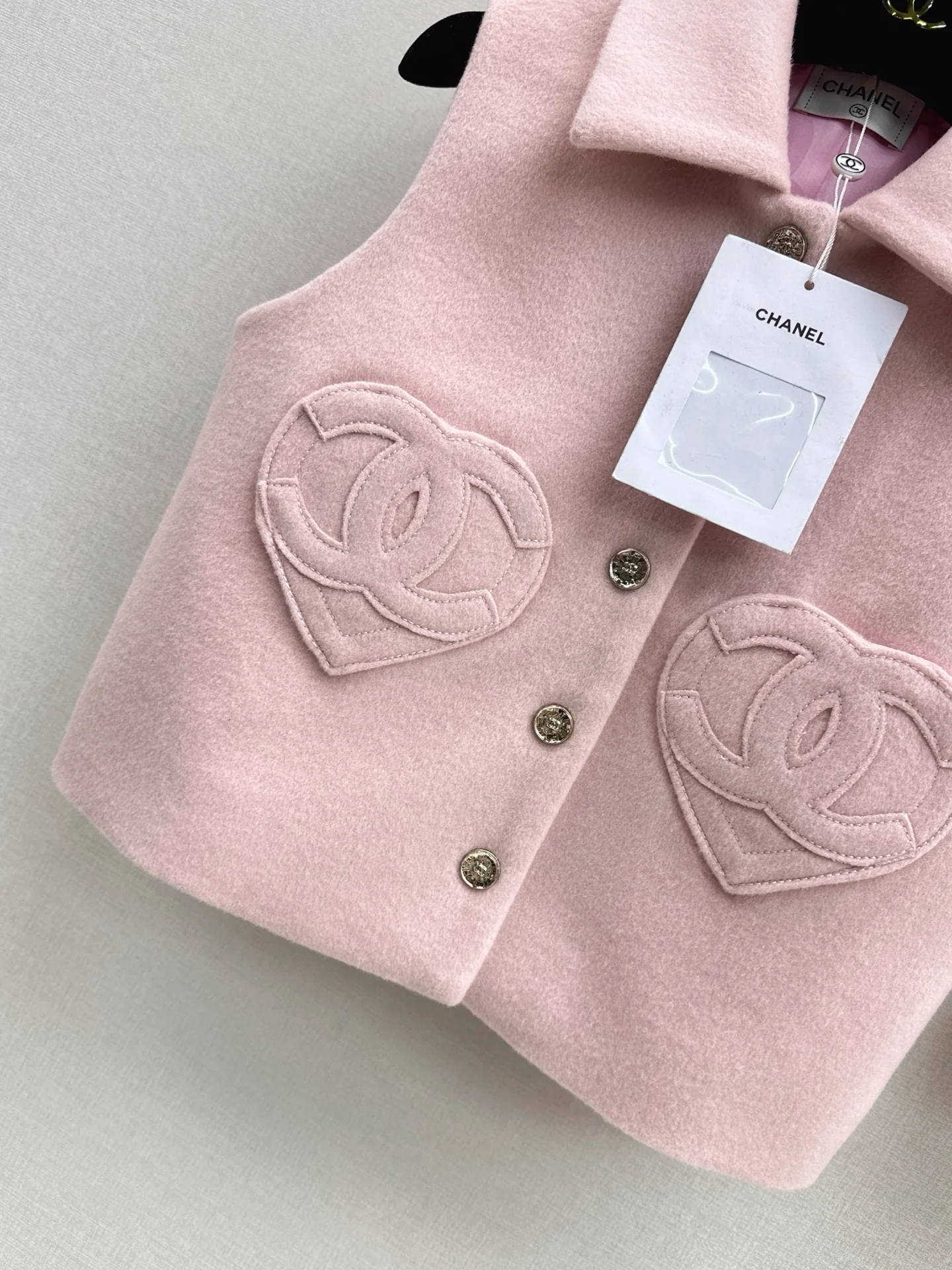 Chan 25fw woolen vest