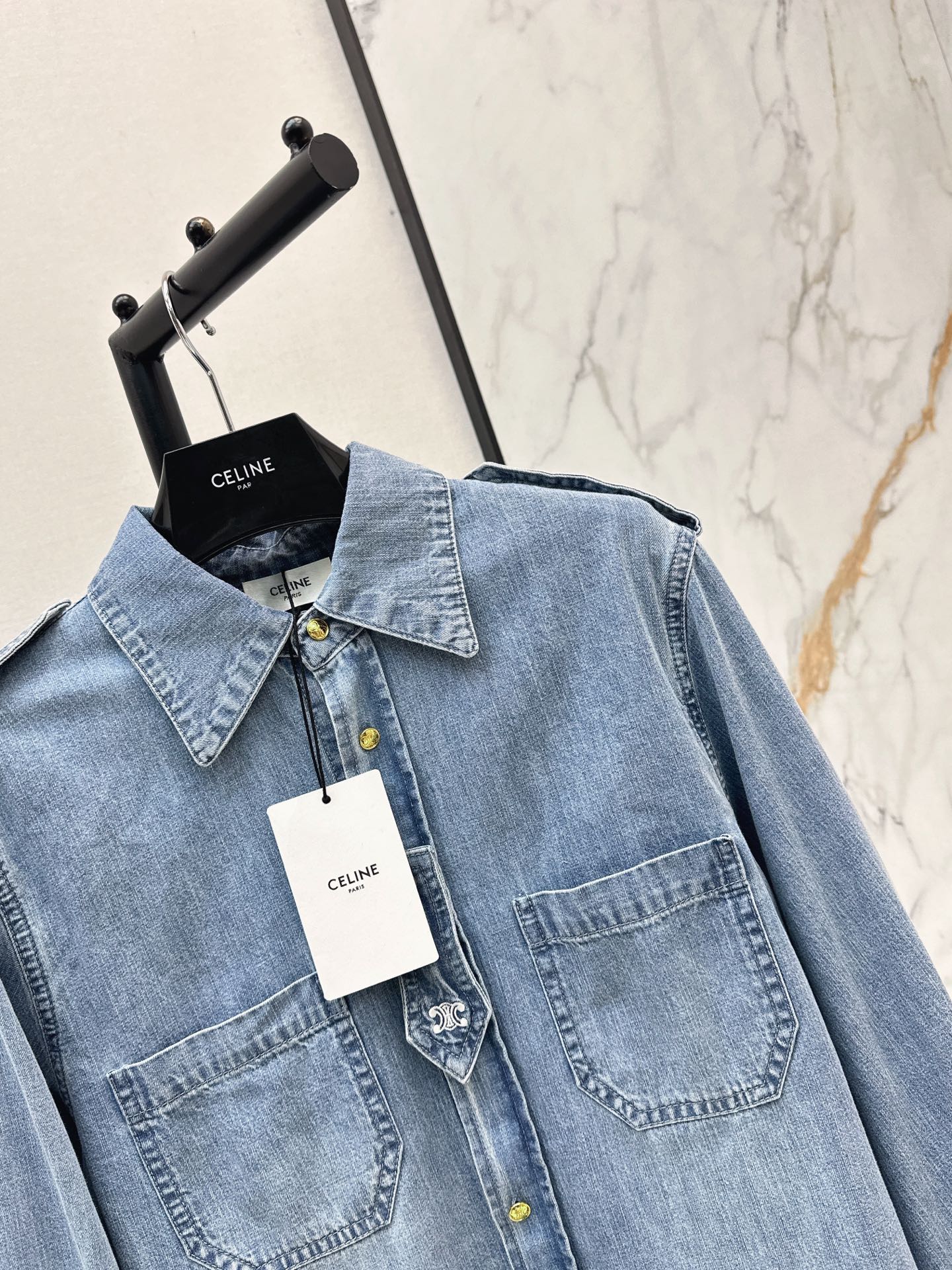 Celi 26ss denim shirt jacket
