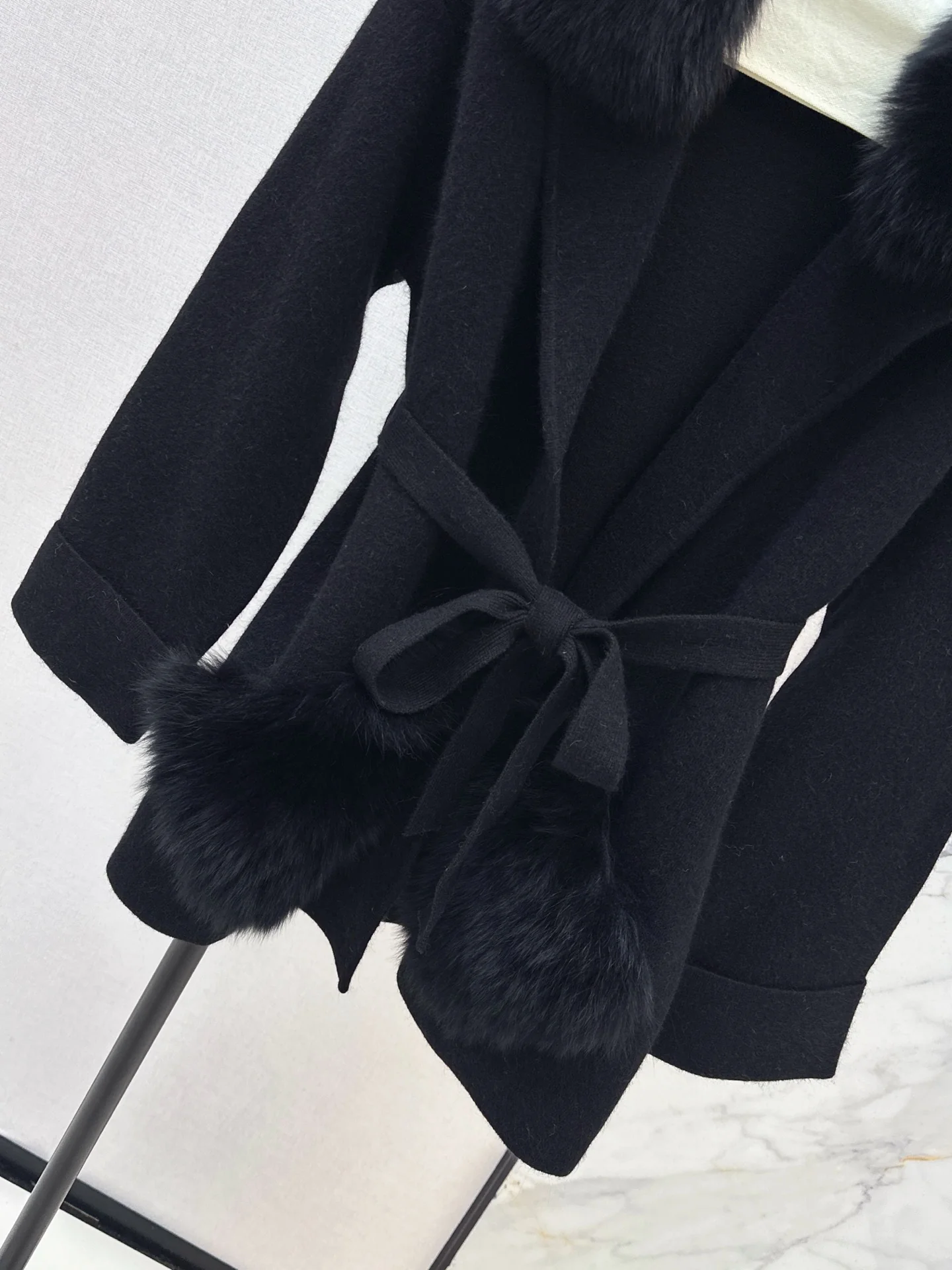 Fend 25fw knit wrap coats