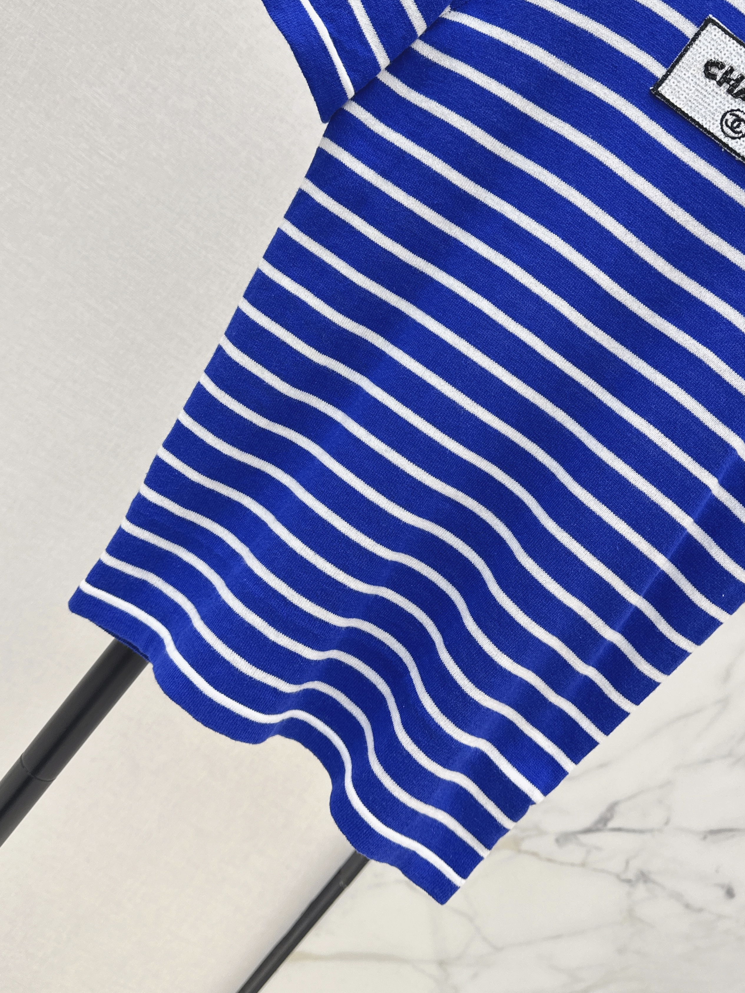 Chan 26ss stripe knit top