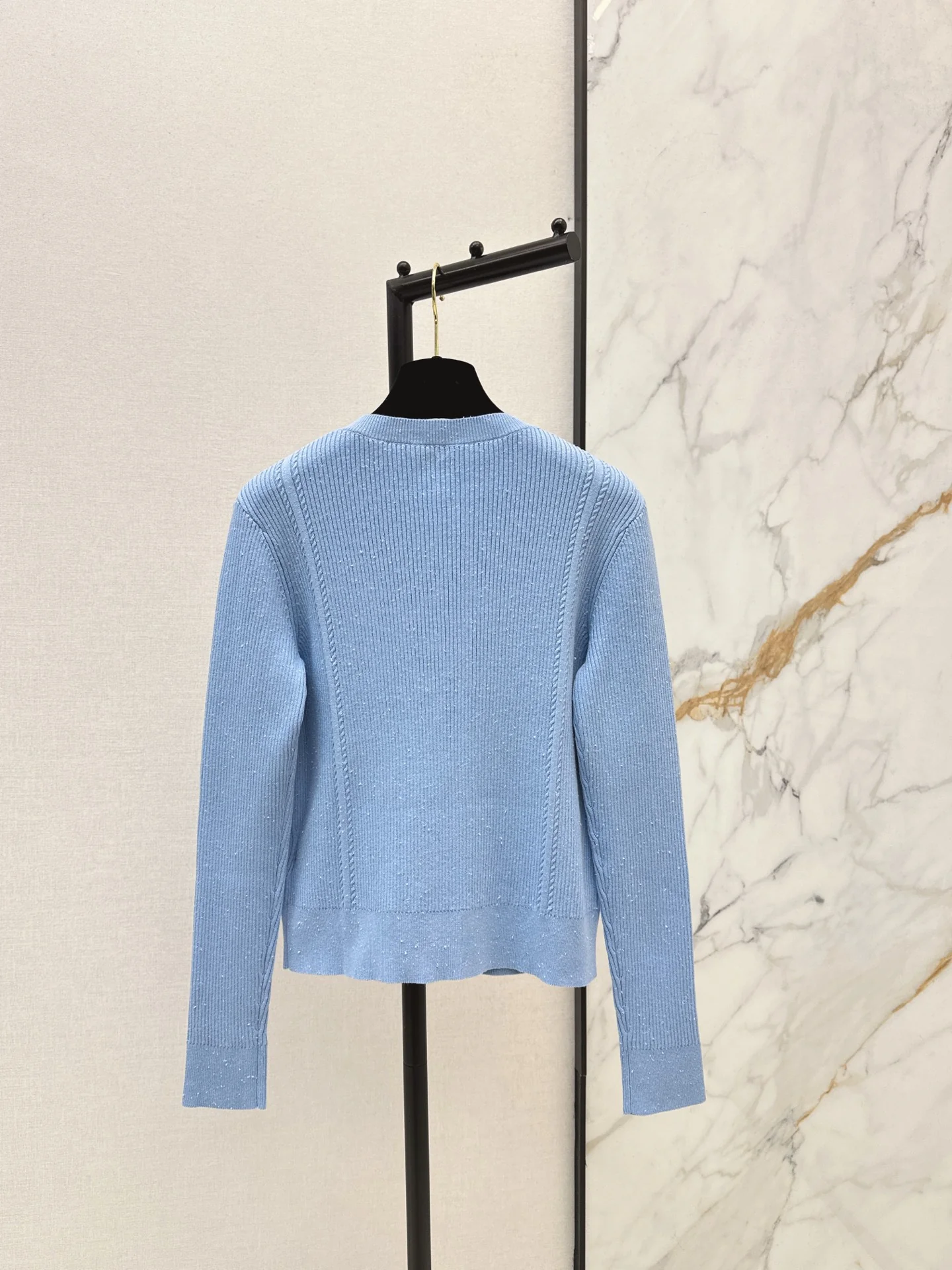 Chan 25fw jacquard knit cardigan