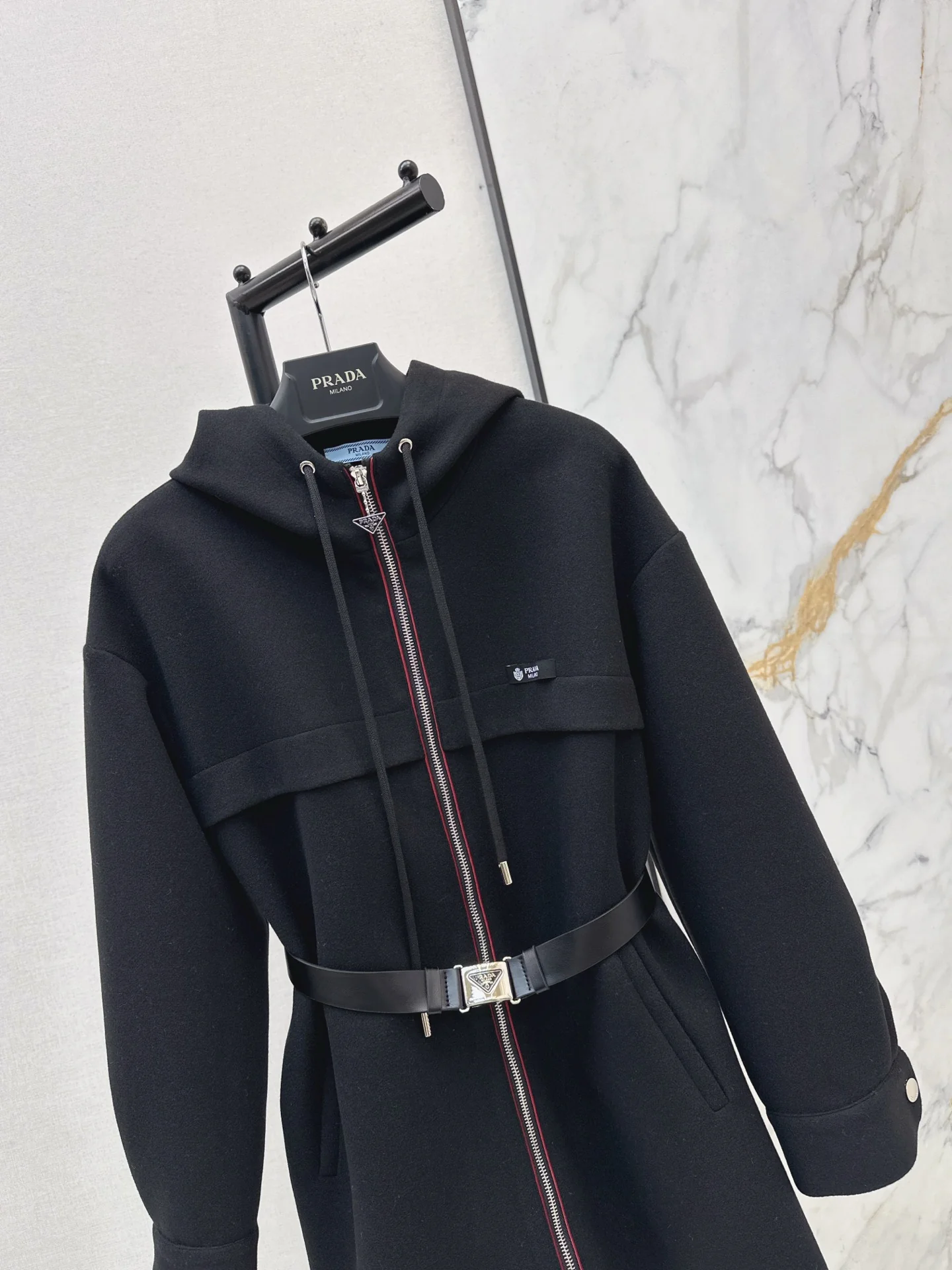 Prad 25fw hooded jacket