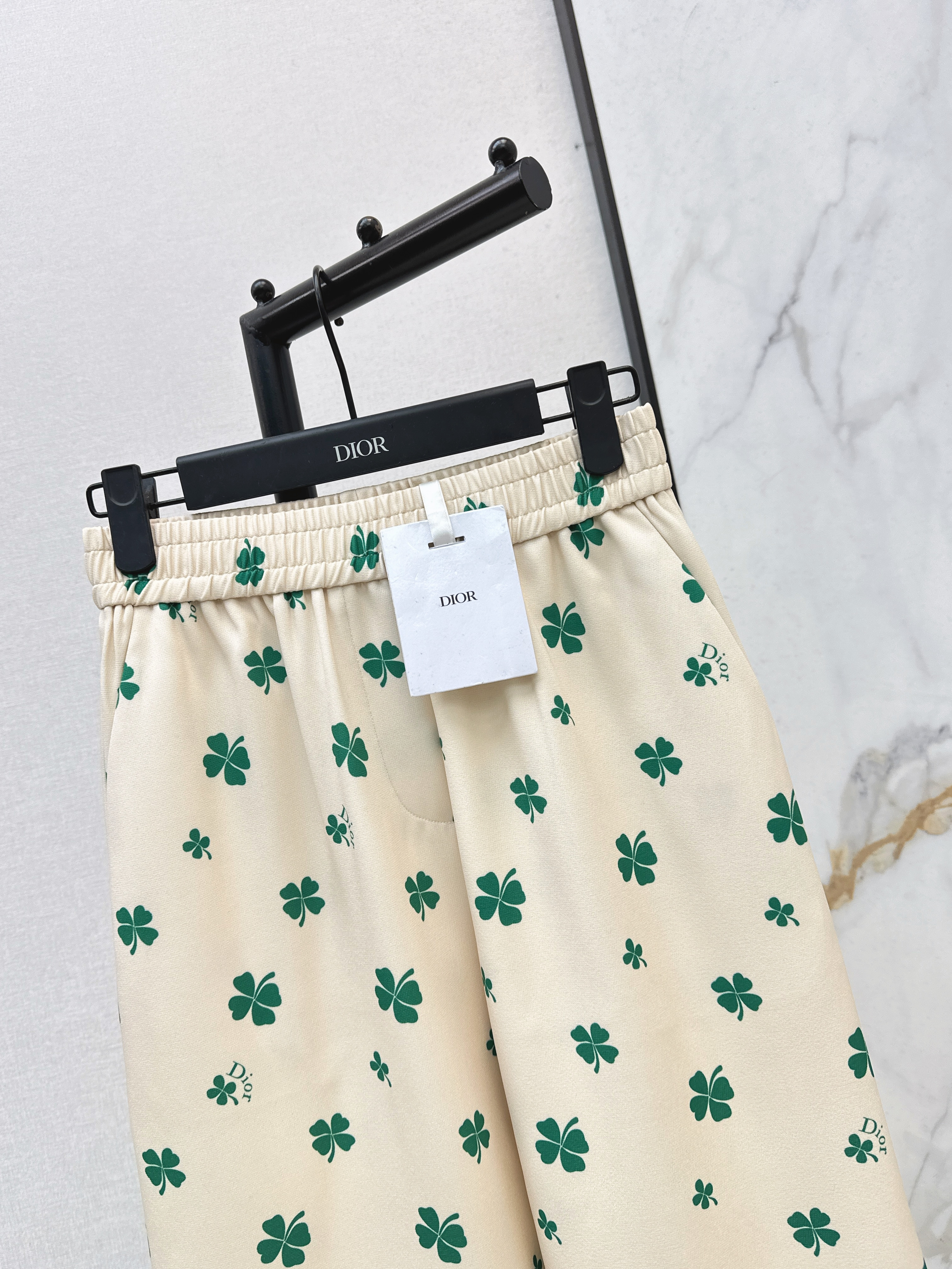 CD 26ss print straight pants