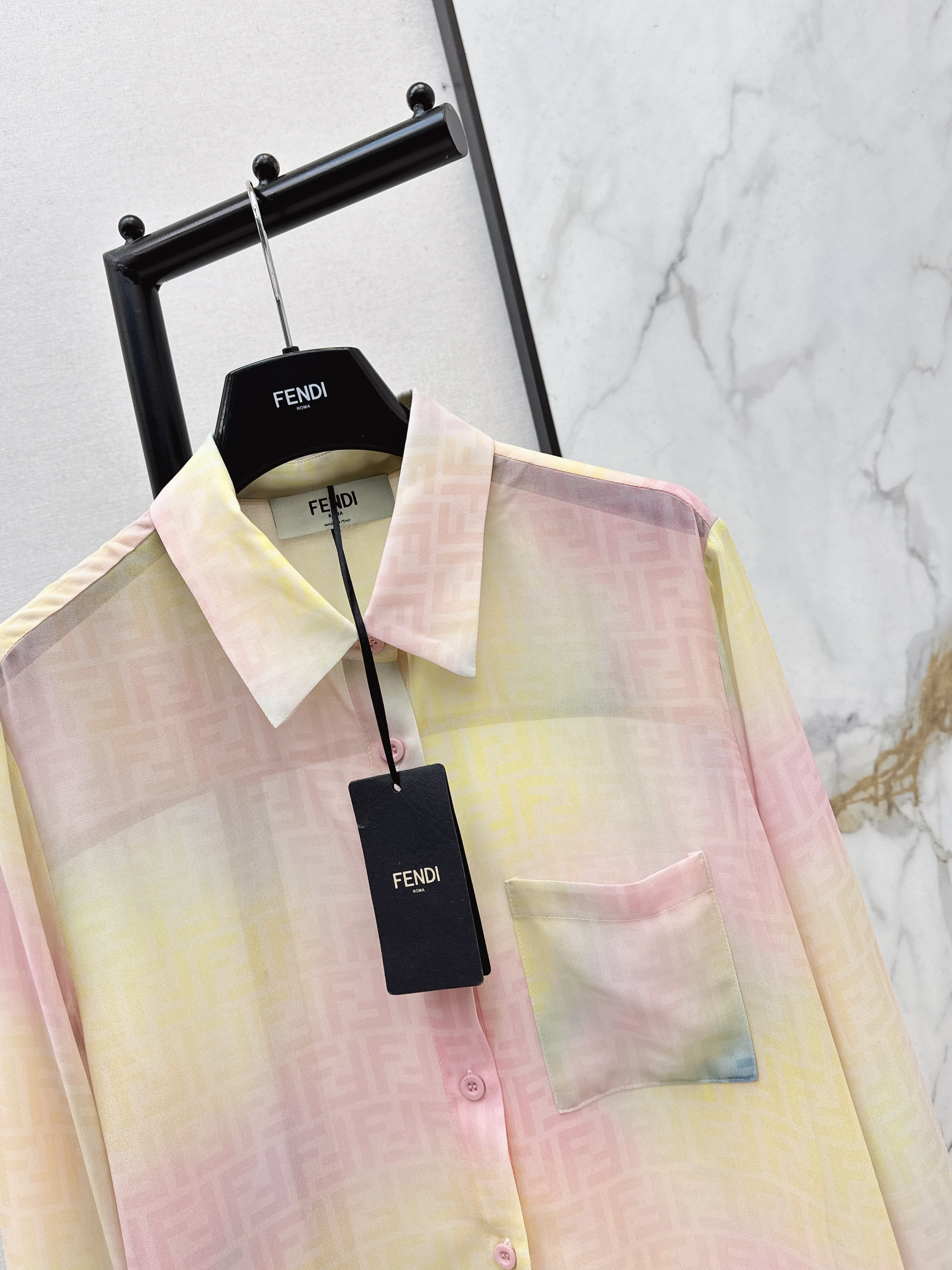 Fen 26ss print shirt