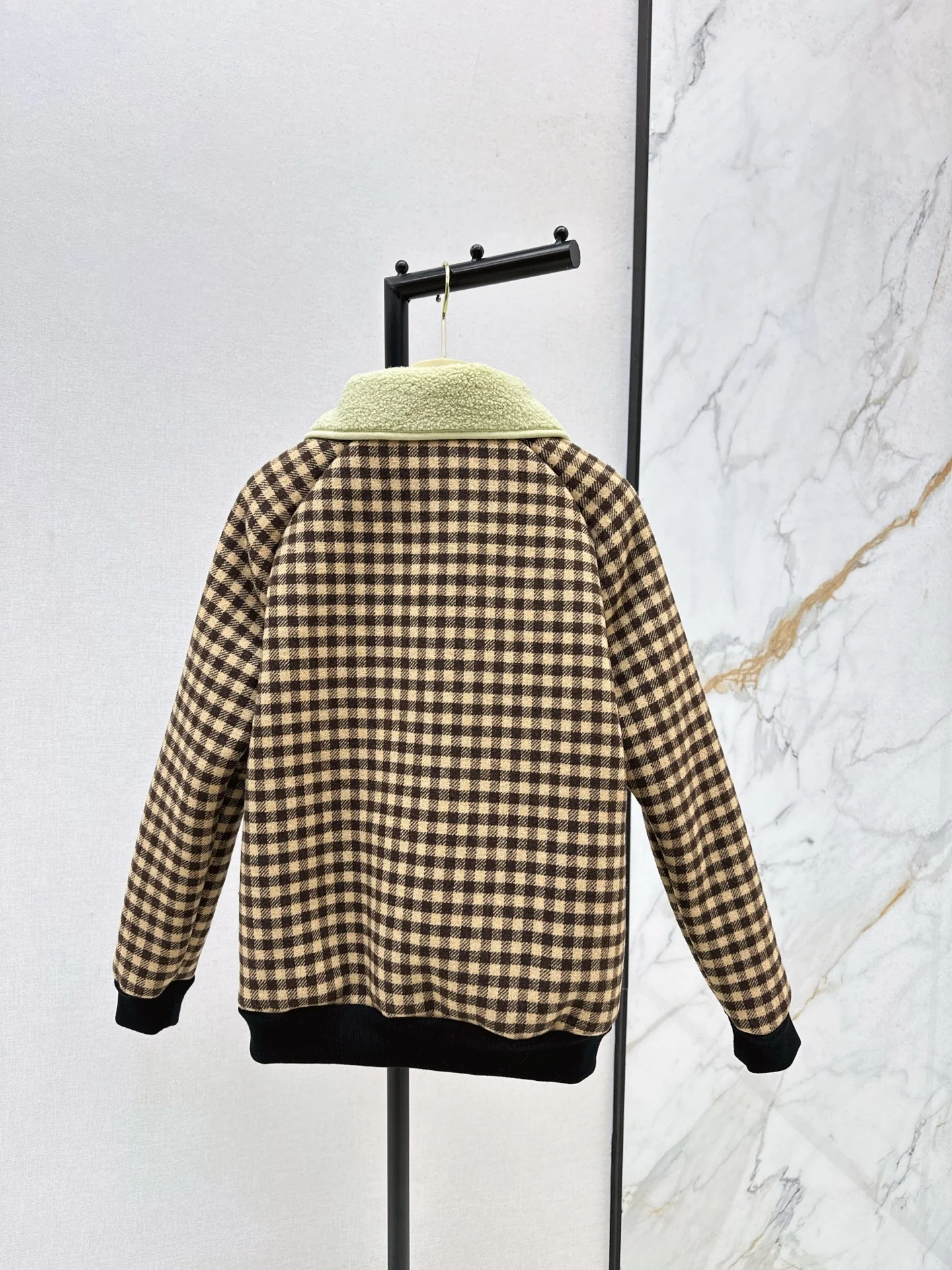 Miu 25fw houndstooth jacket