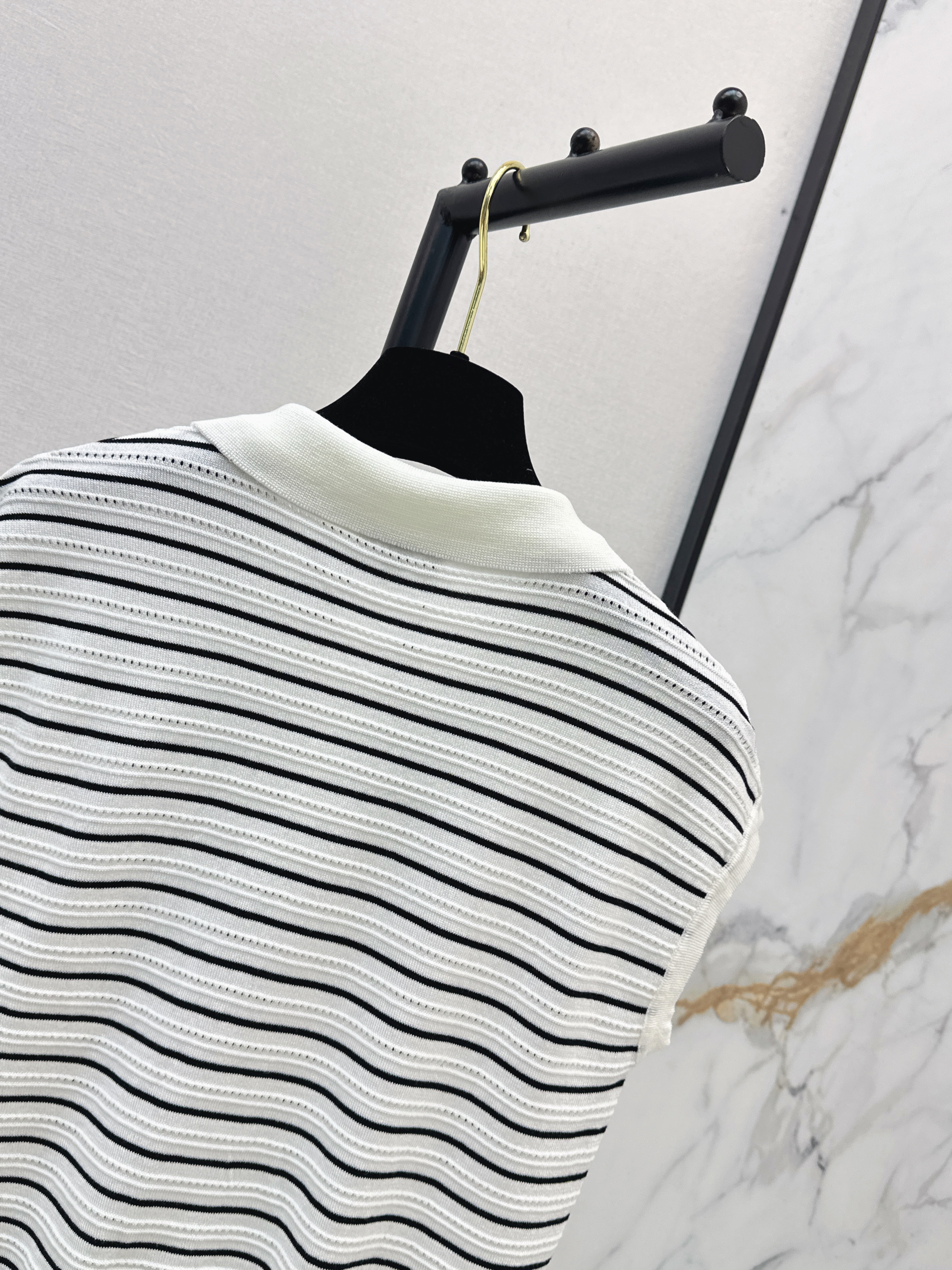 Chan 26ss stripe kniwear