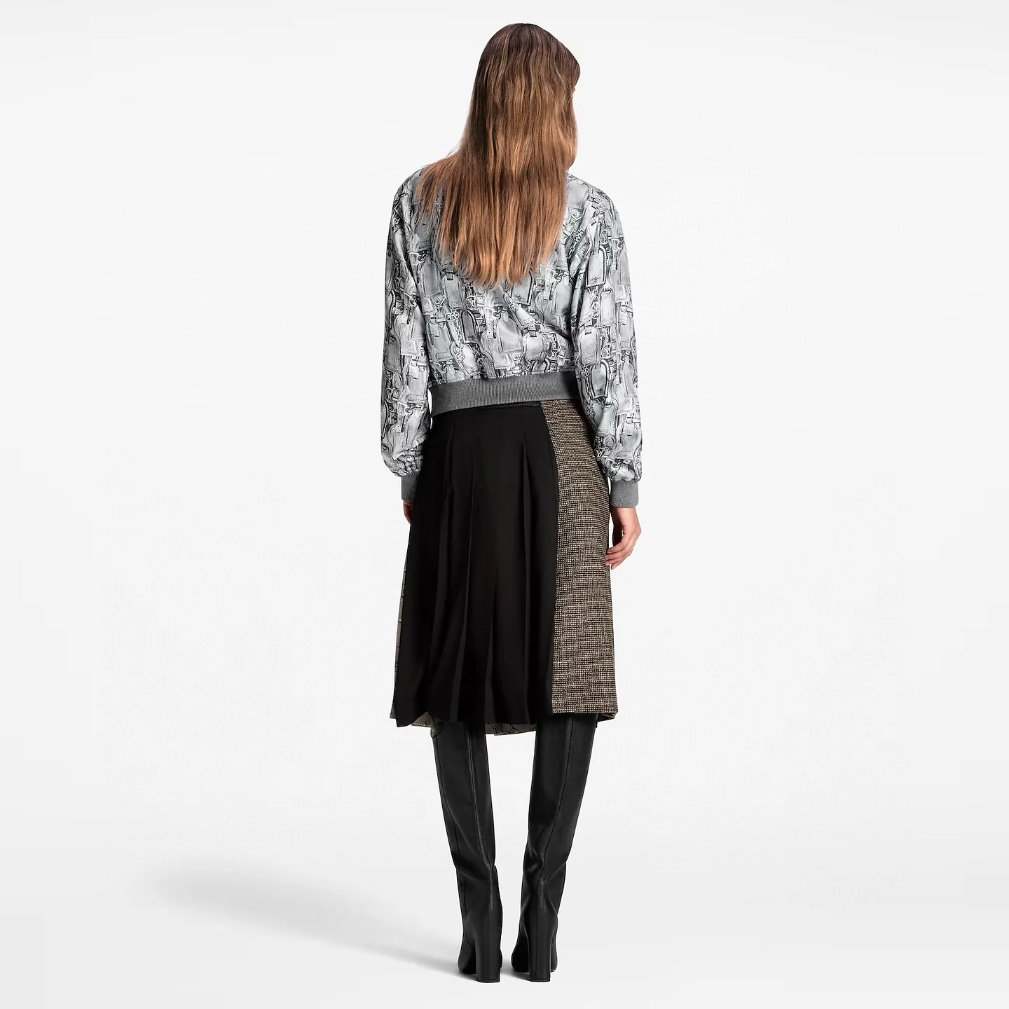 Louis 26ss reversible print jacket