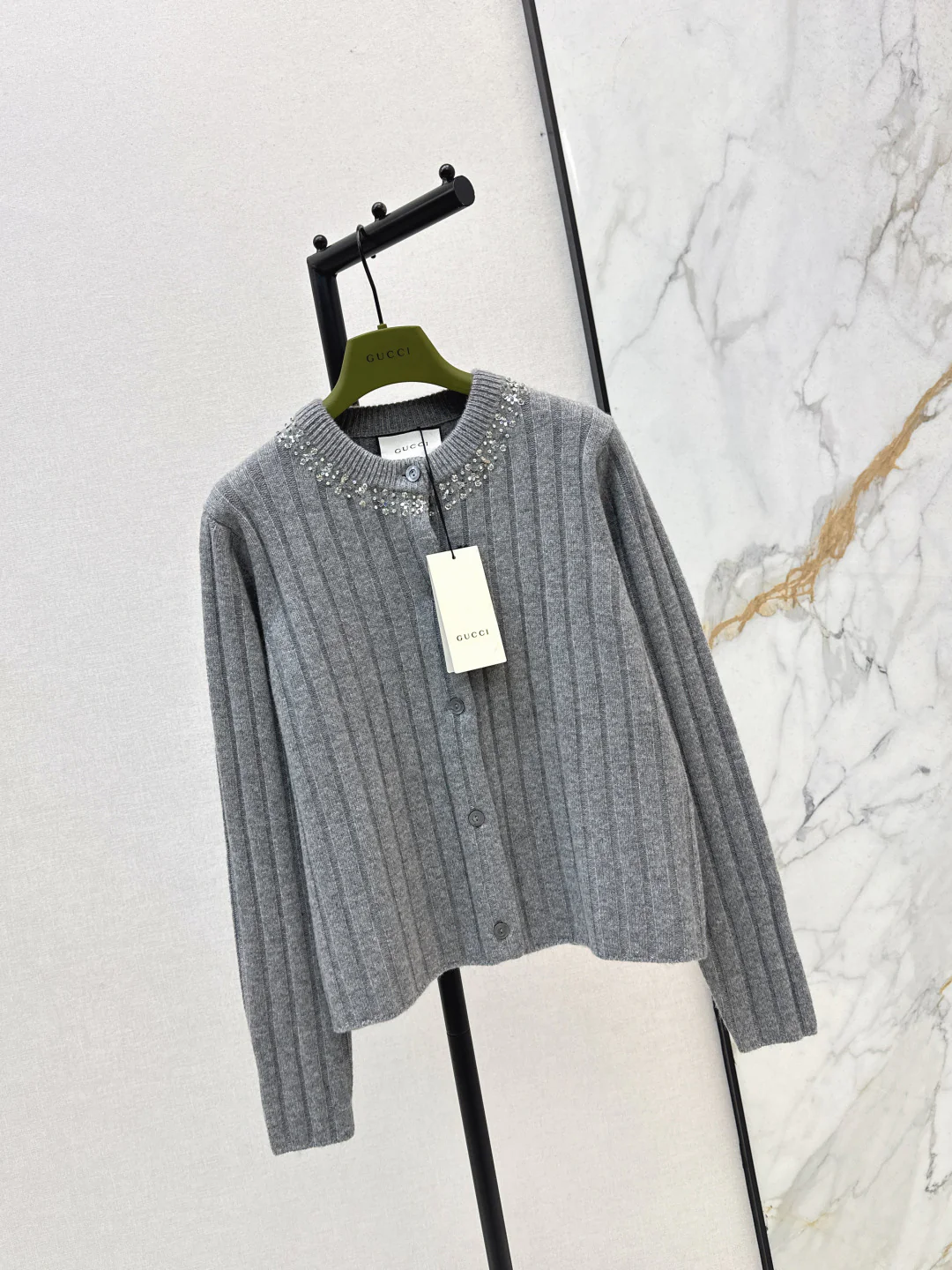 Guc 25fw british style cardigan