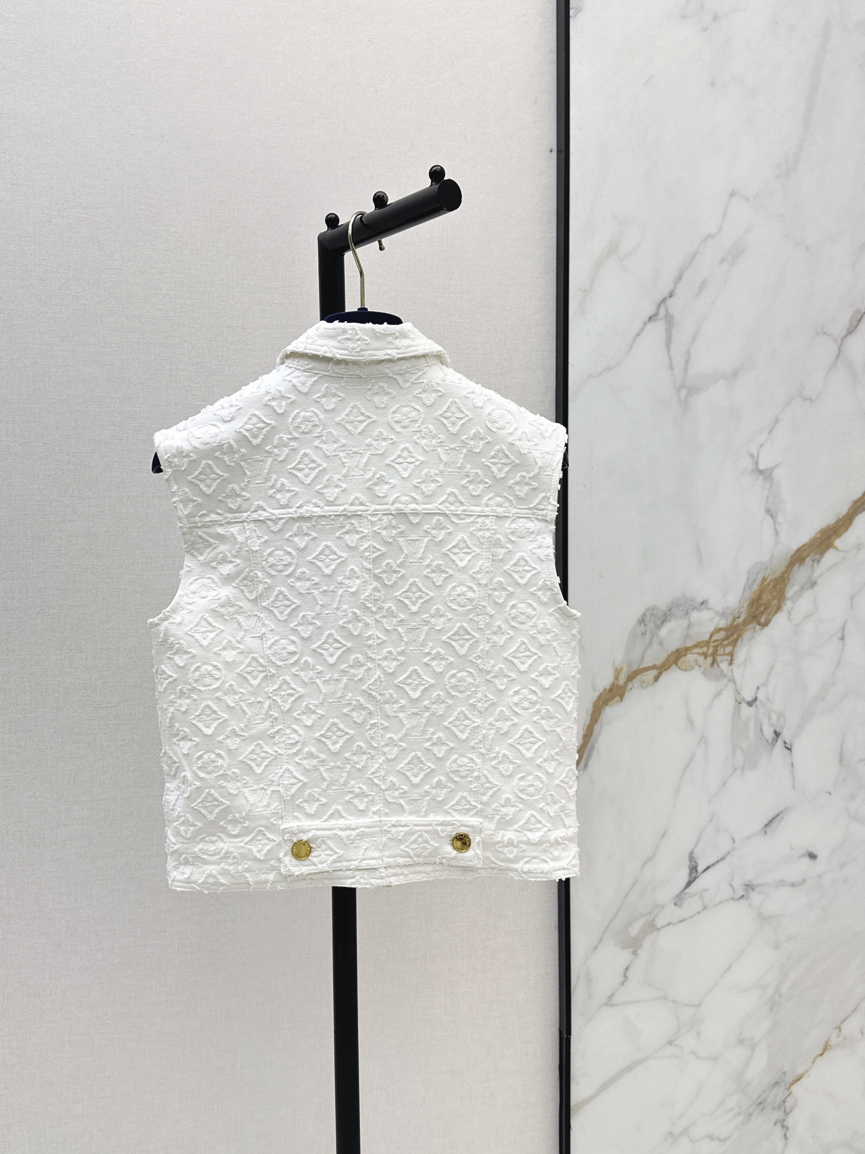 Loui 26ss jacuard denim vest