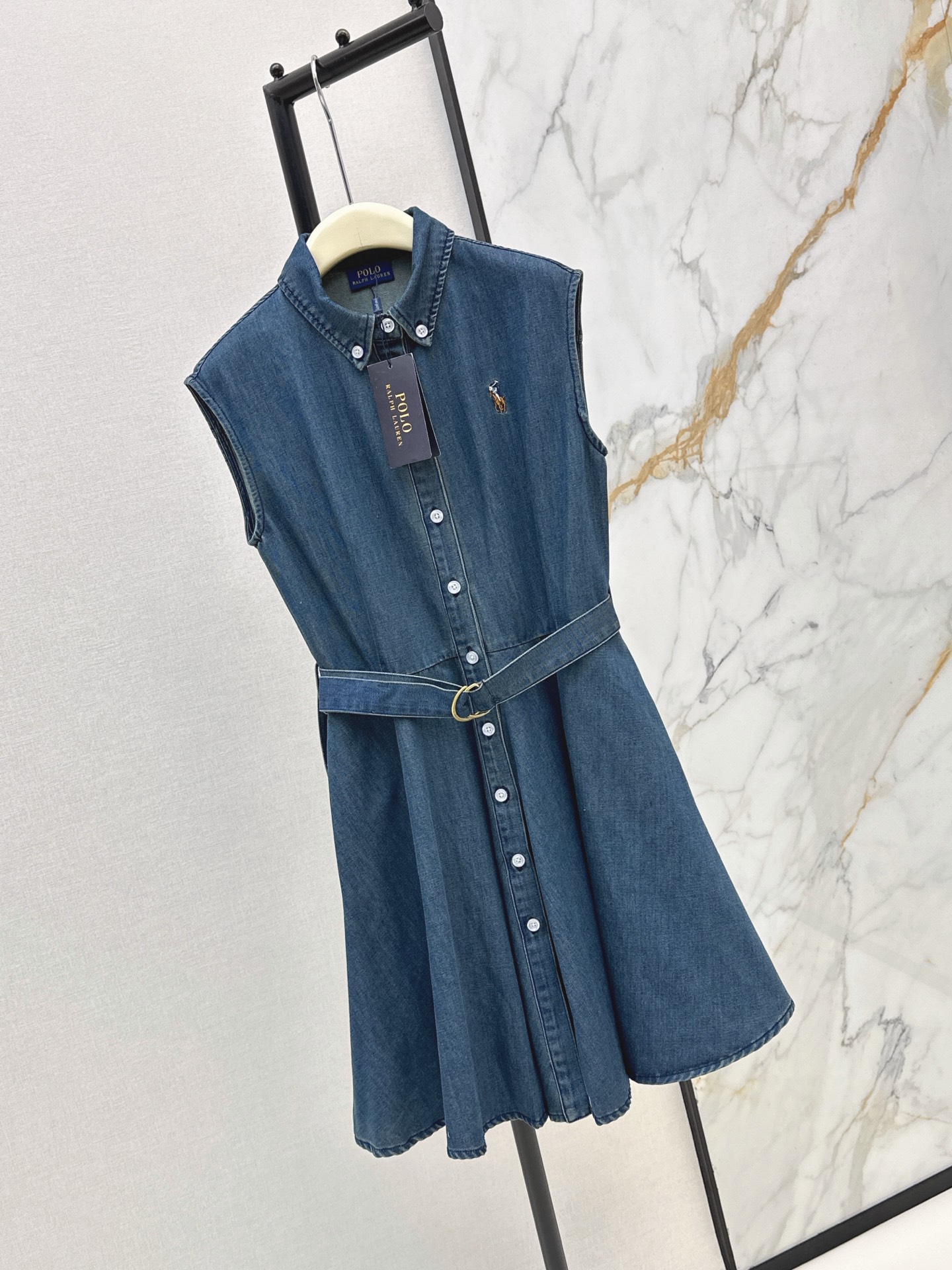 Ralp 26ss sleeveless denim dress