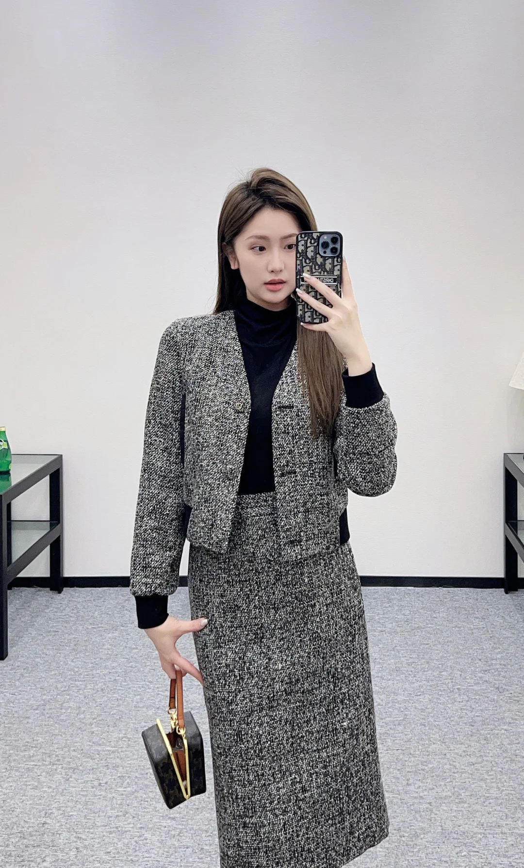 Gucc 26ss woolen skirts