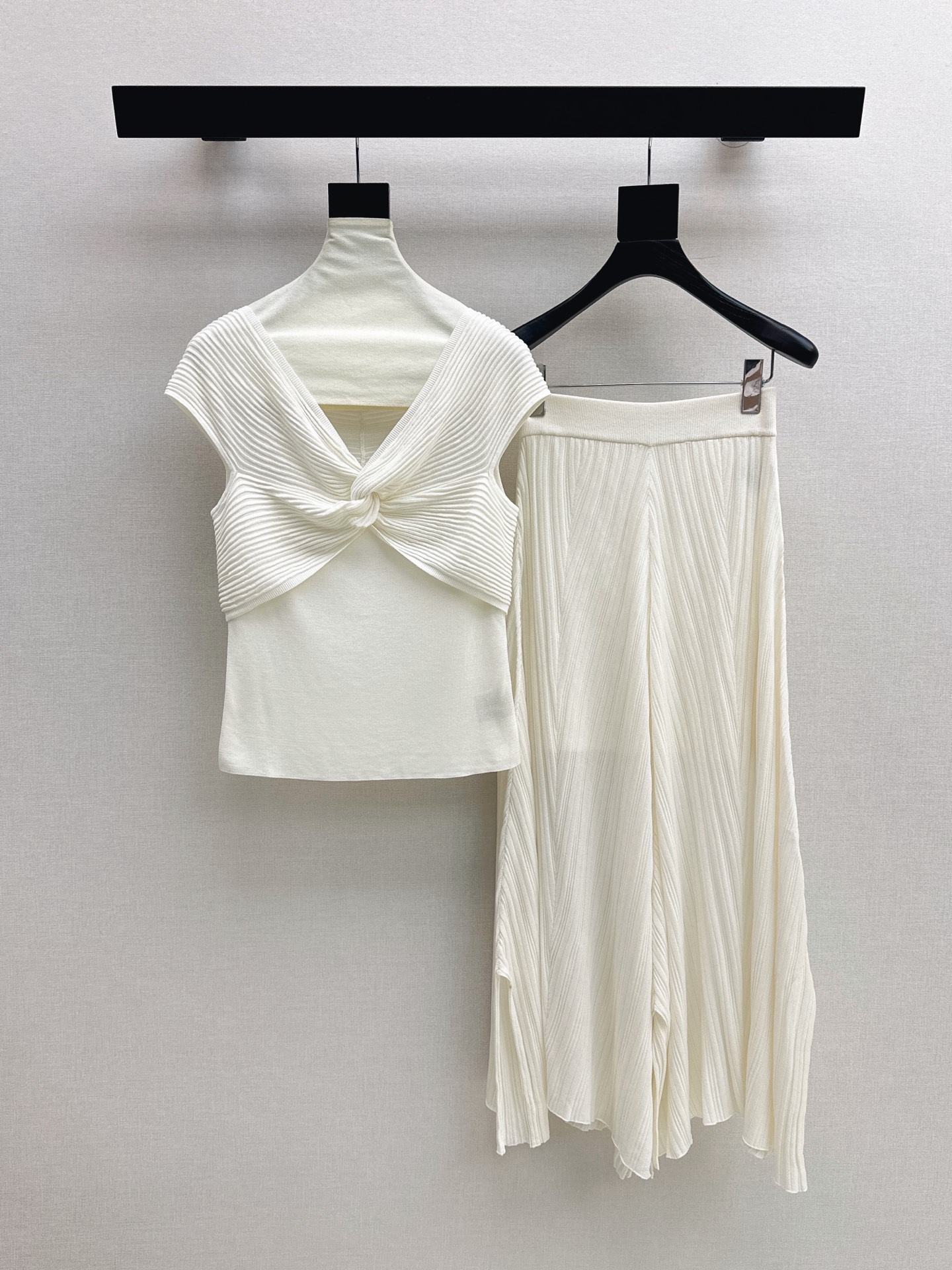 Chol 26ss knit suit