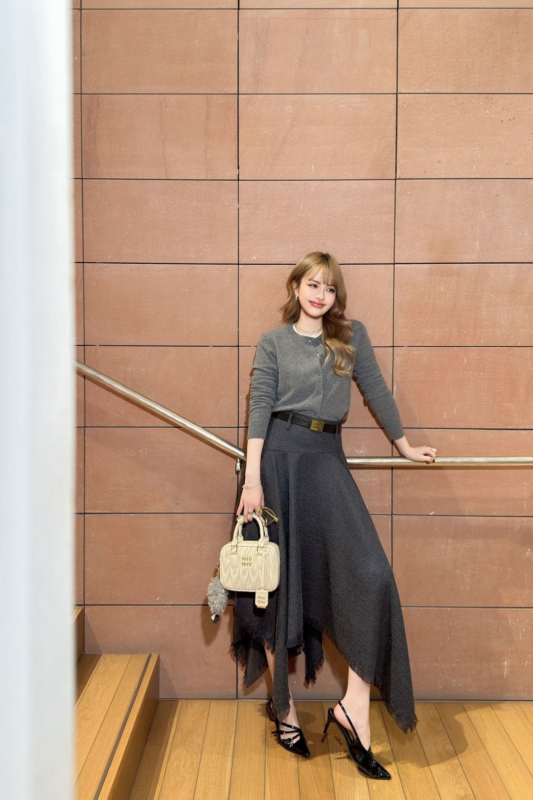 Miu 26ss irregular skirt