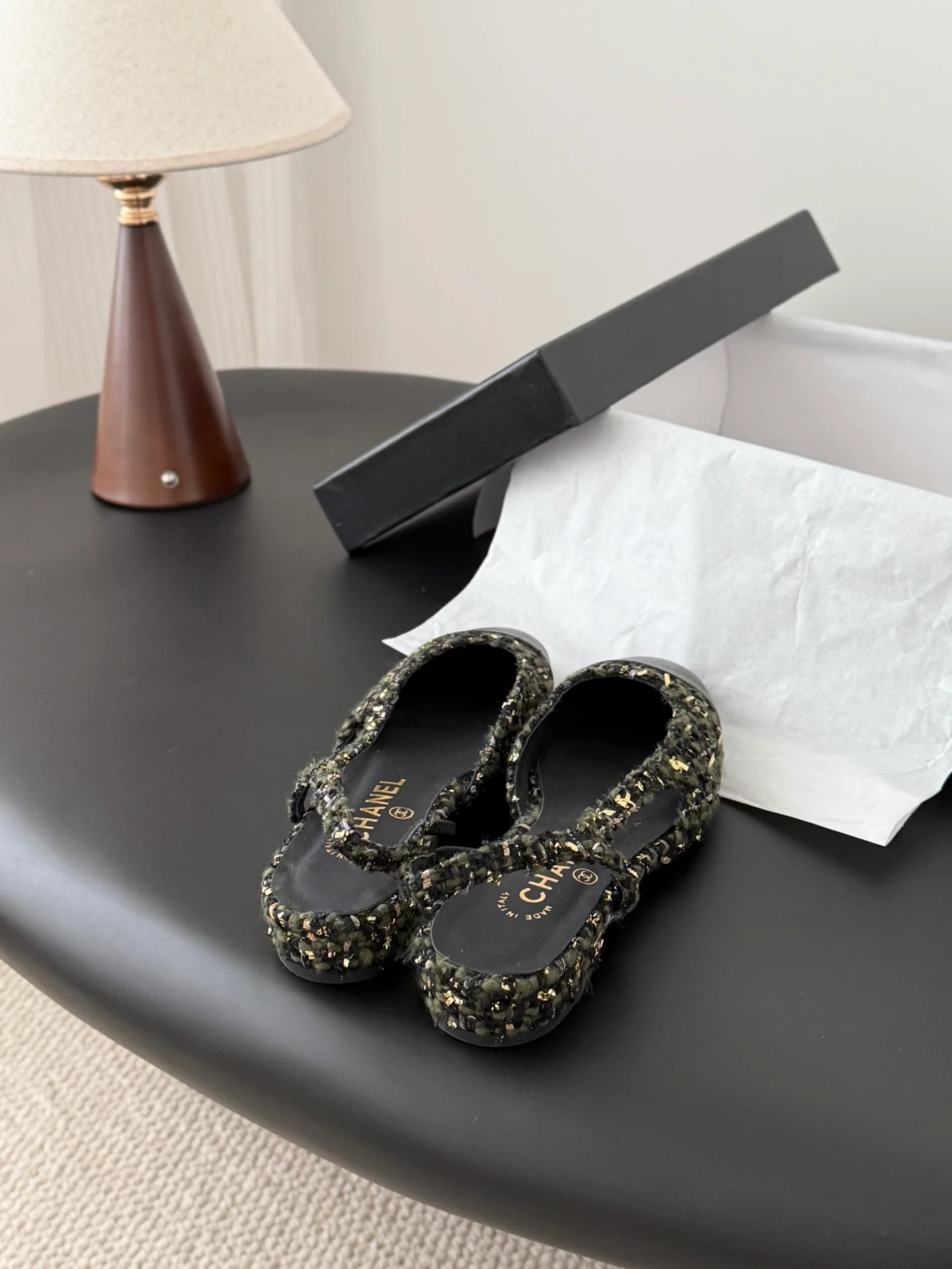 Chan 25fw slingback sandals