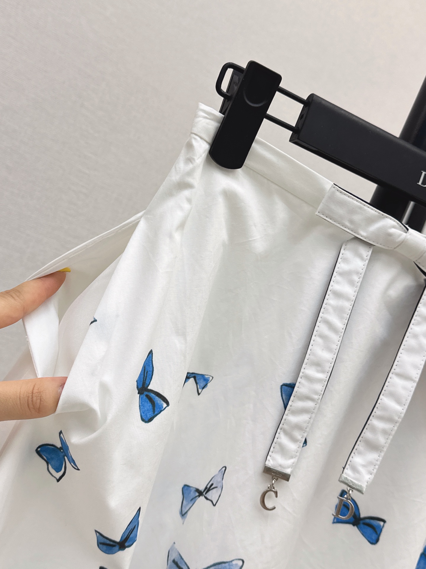 CD 26ss print ppleated skirt