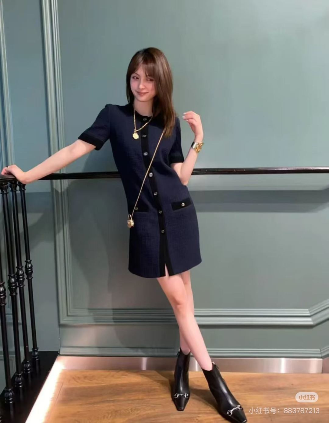 Guc 26ss woven dress