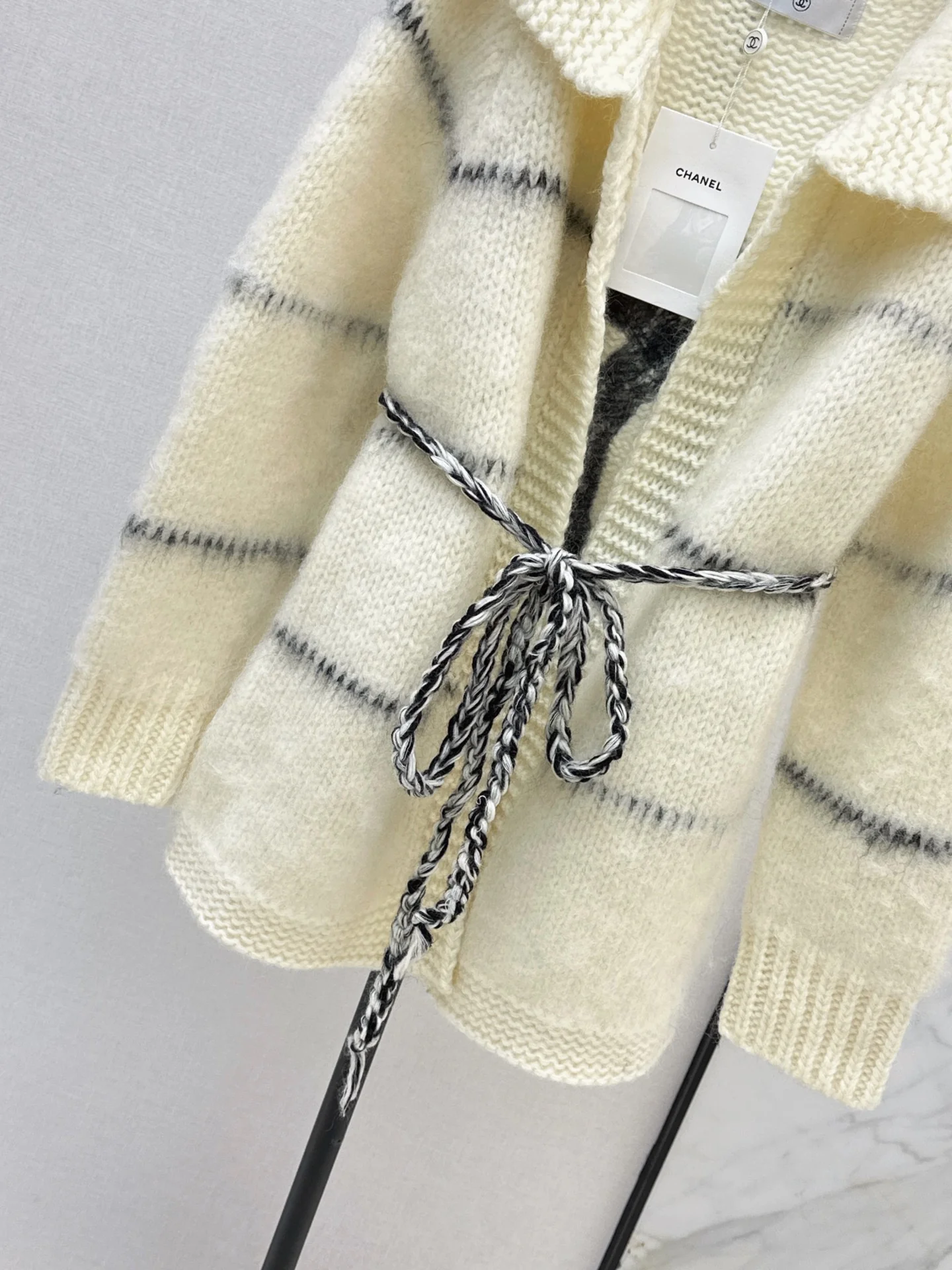 Chan 25fw belted cardigan