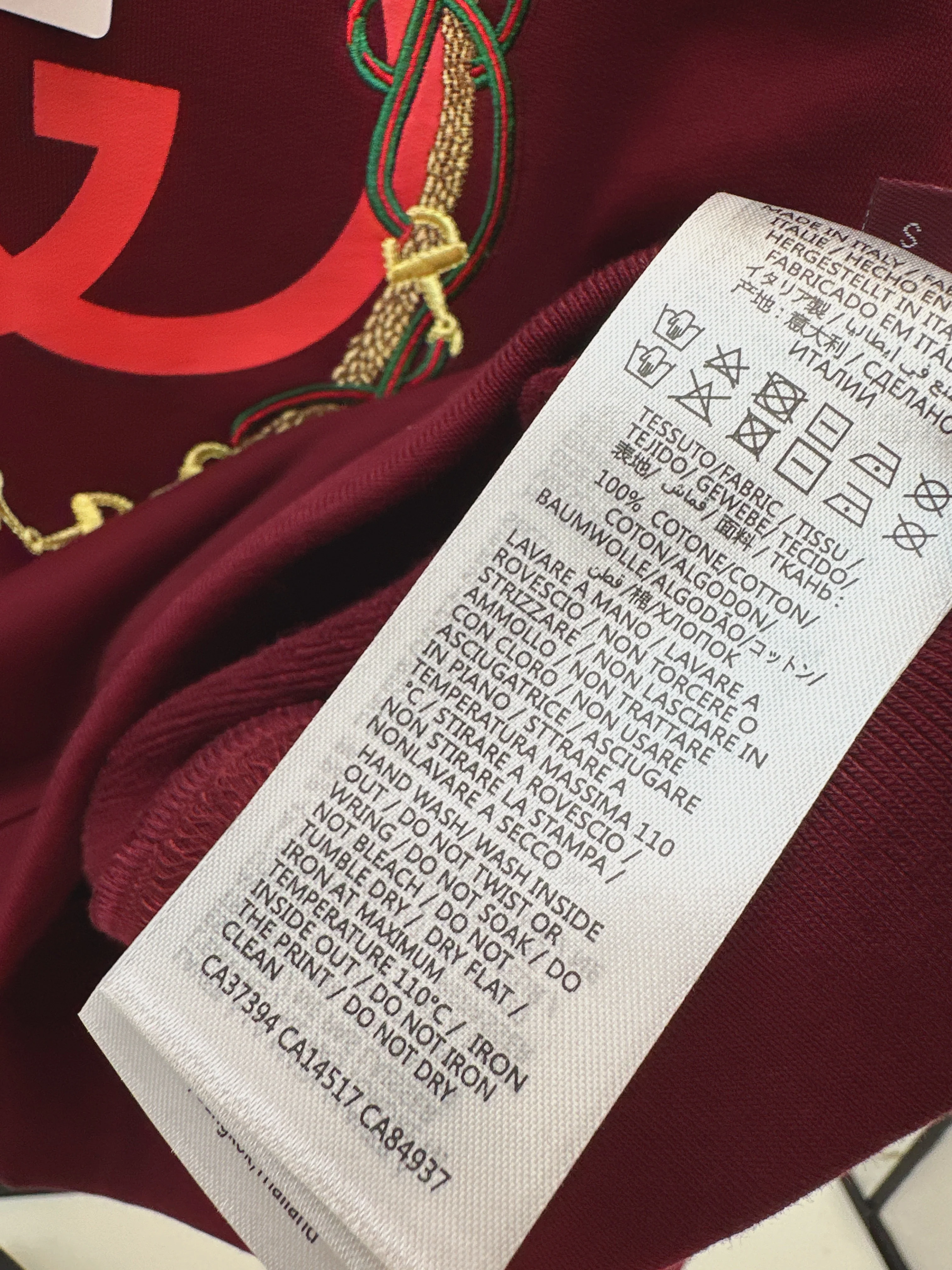 Gucc 26ss print sweatshirts