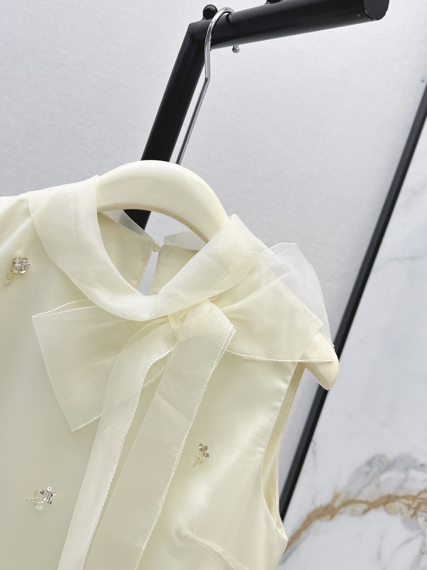Miu 26ss sleeveless ribbon dress