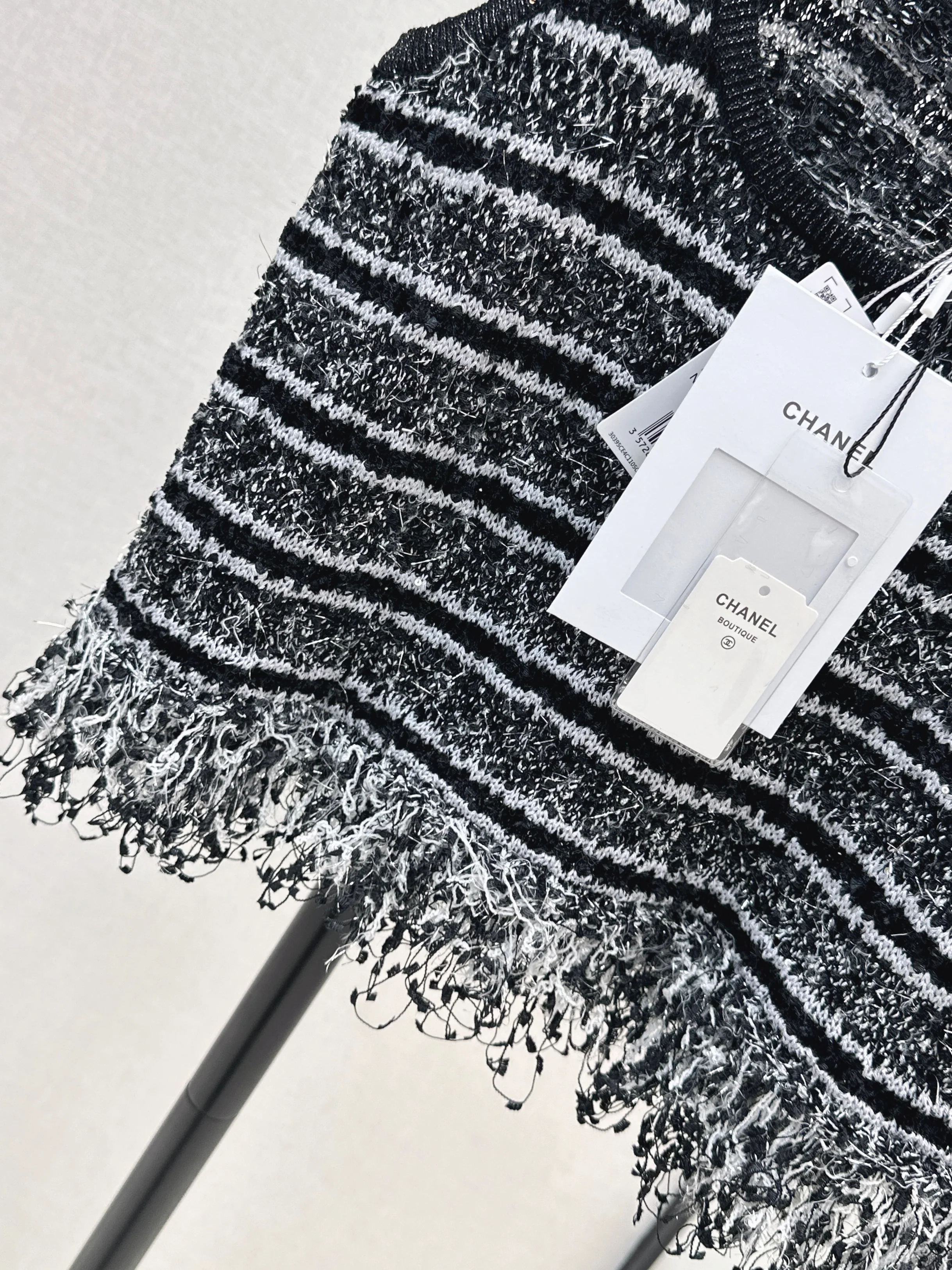 Chan 26ss tassel knit camisole