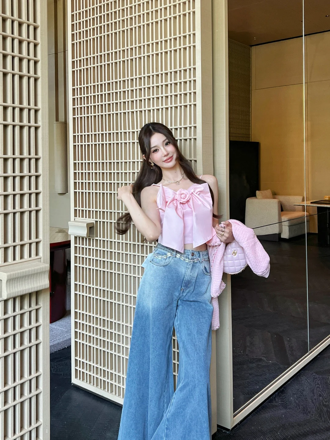 Chan 26ss bow camisole