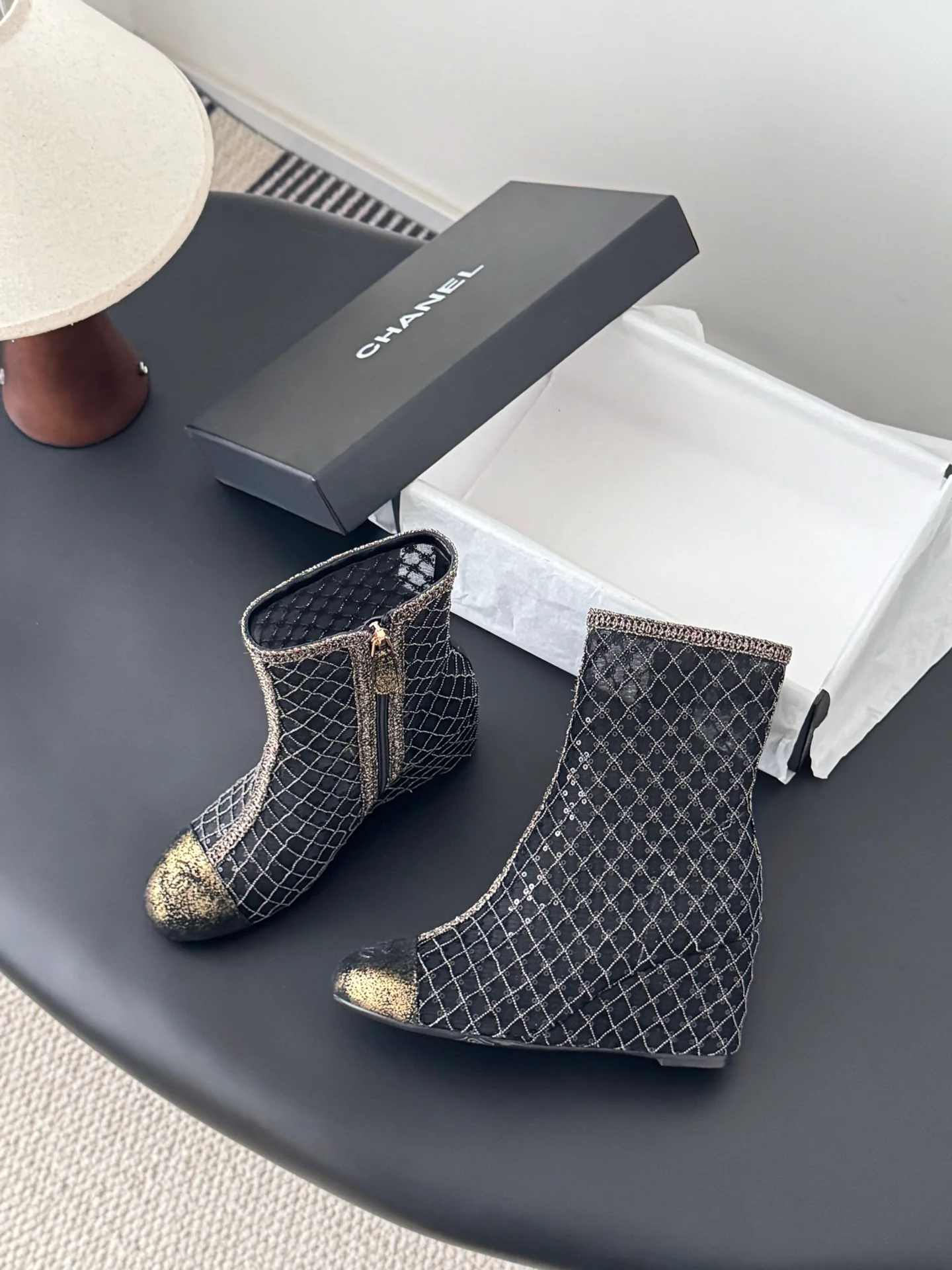 Chan 26ss wedge boots