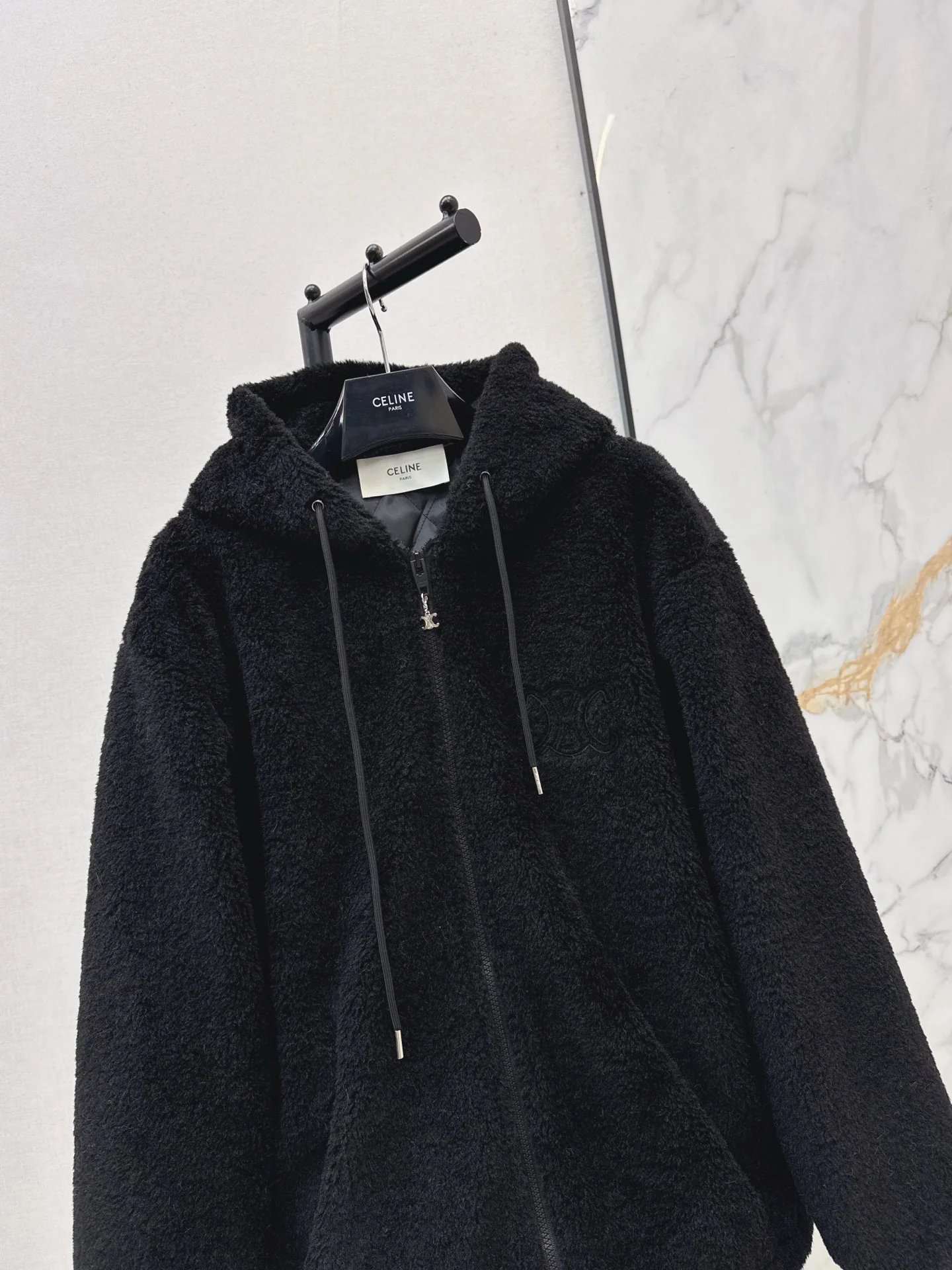 Celi 25fw hooded fleece jacket