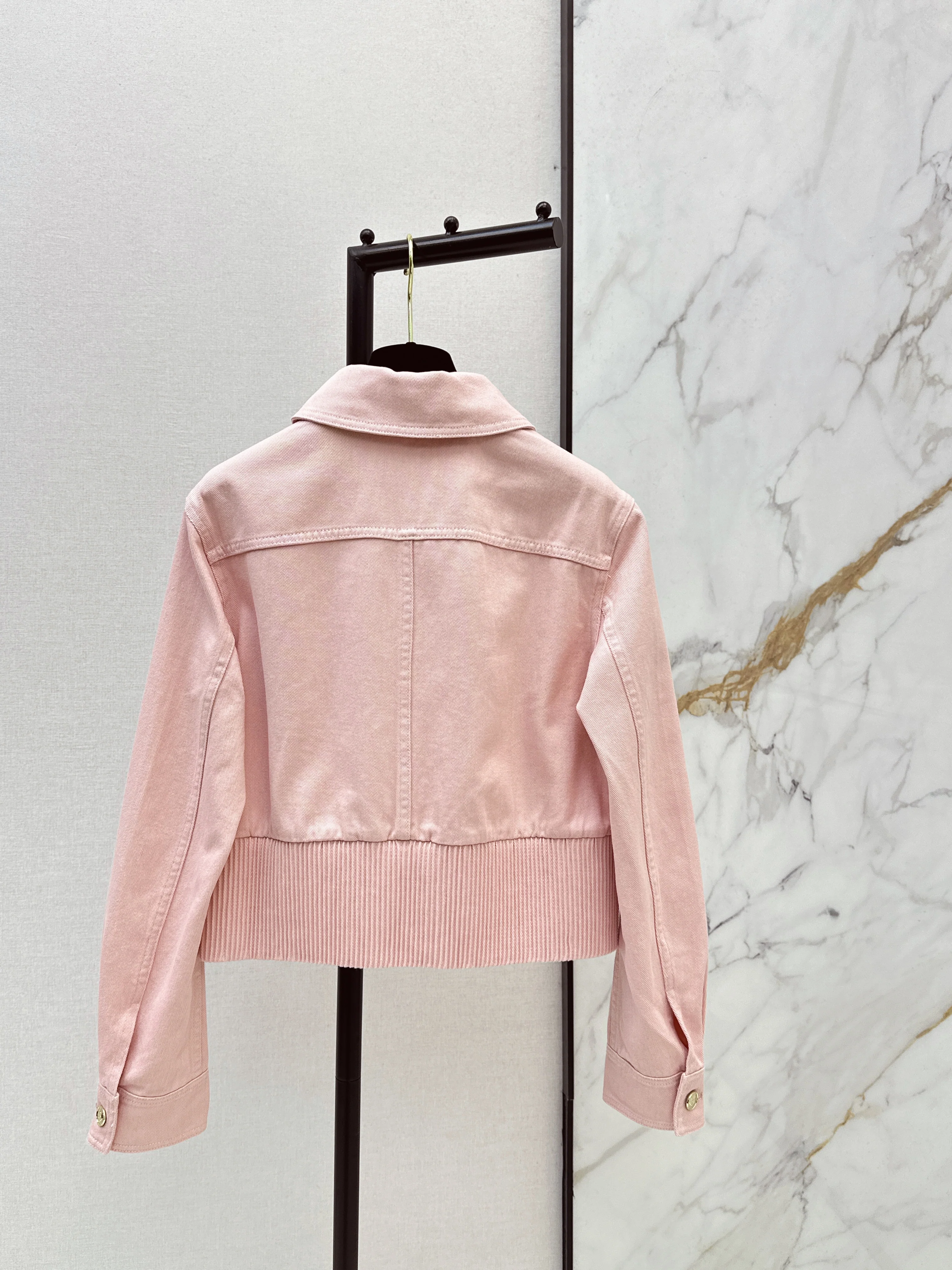 Chan 26ss heart denim jacket