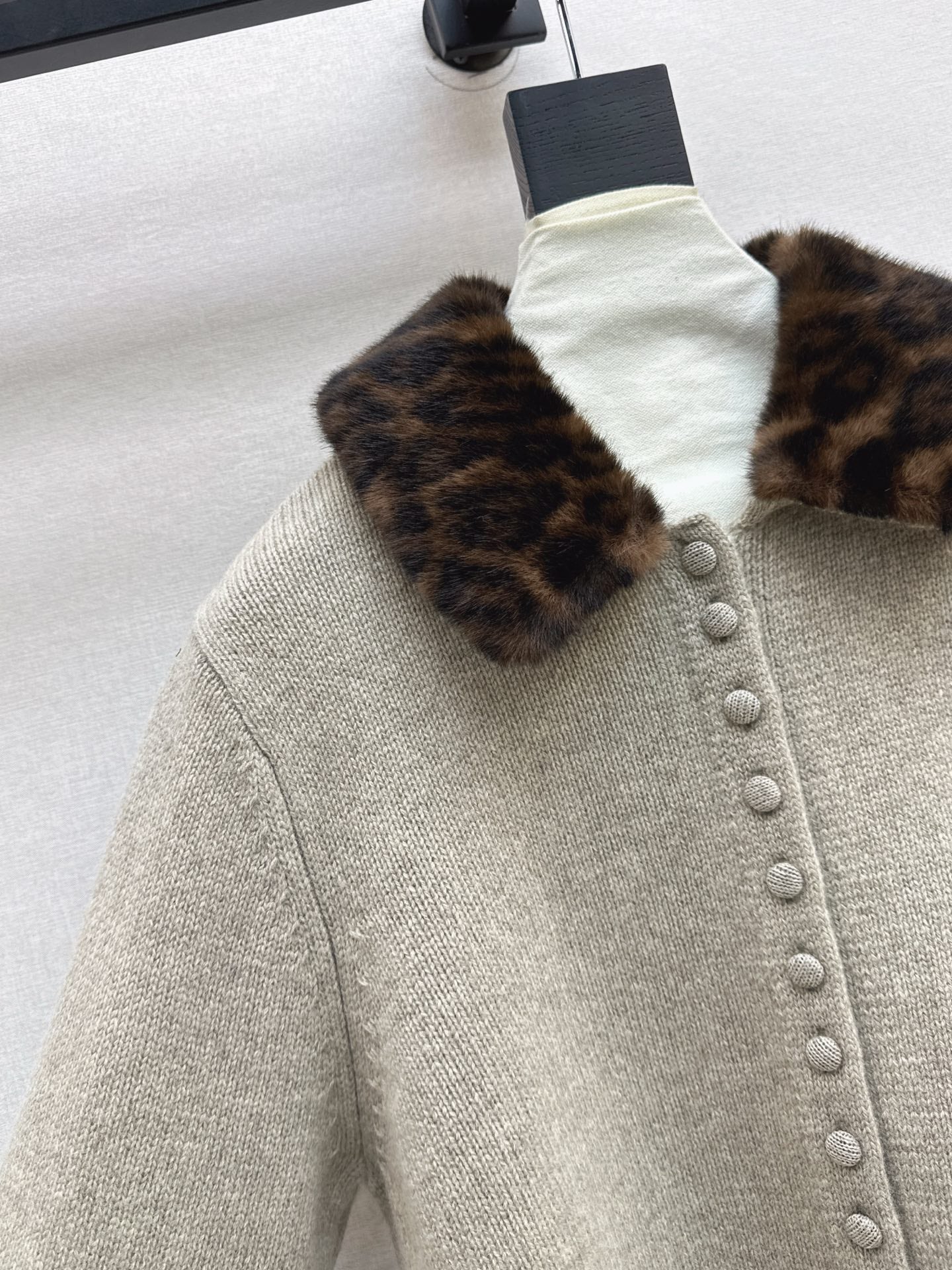 Miu 25fw wool cardigan