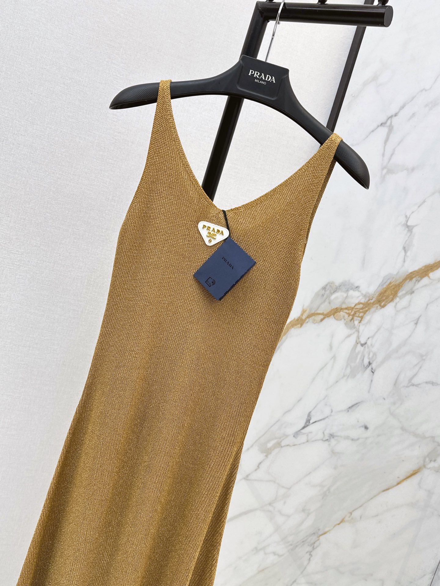 Pra 26ss sleeveless knit dress