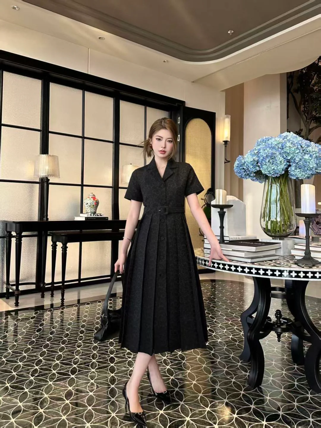 CD 26ss jacquard dress