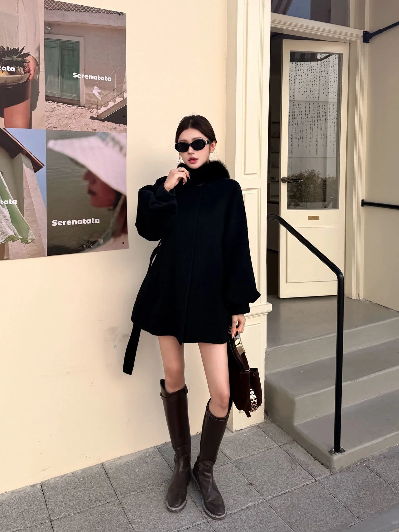 Prad 26ss wool overcoats