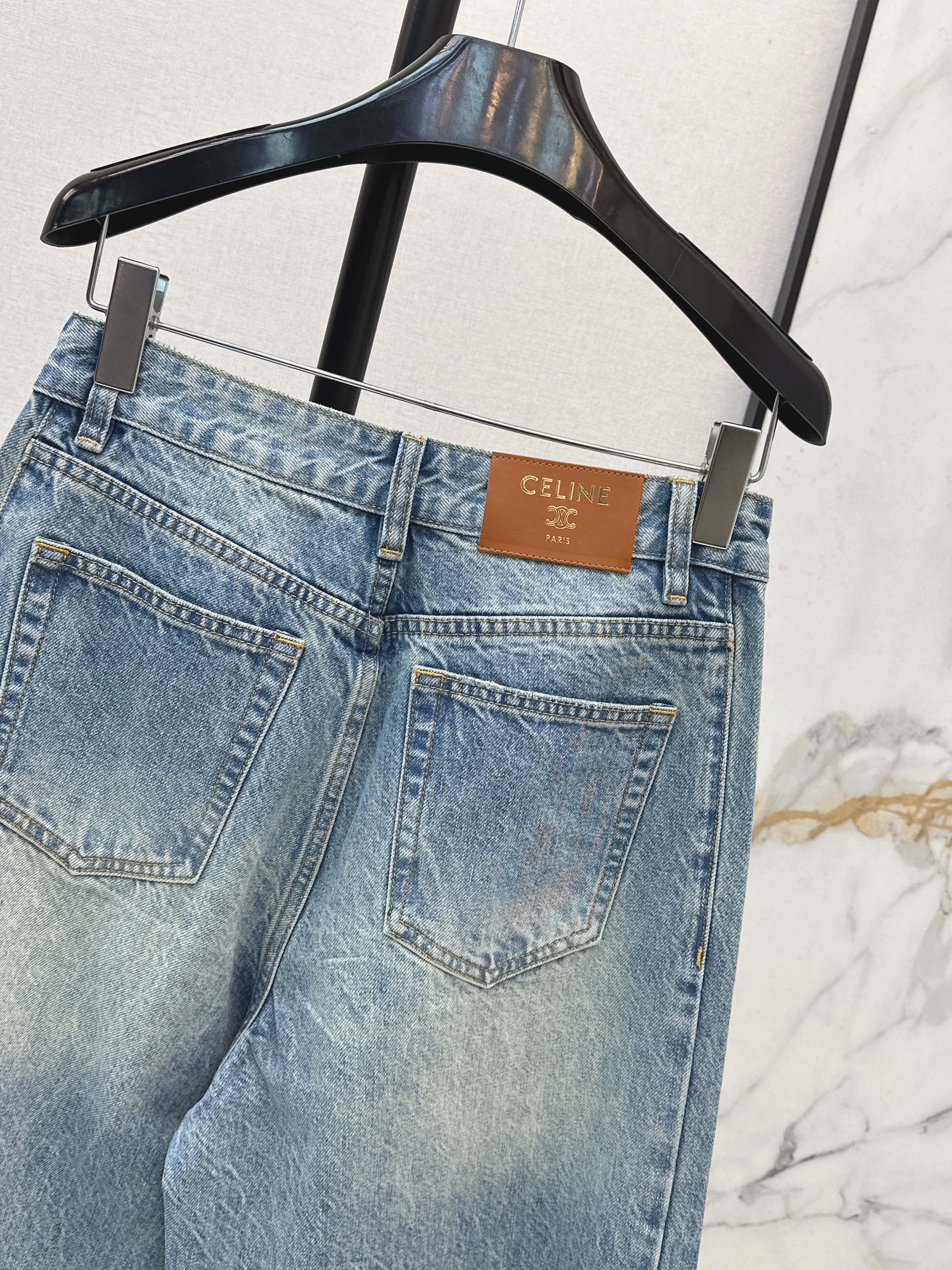 Celi 26ss rhinestone jeans