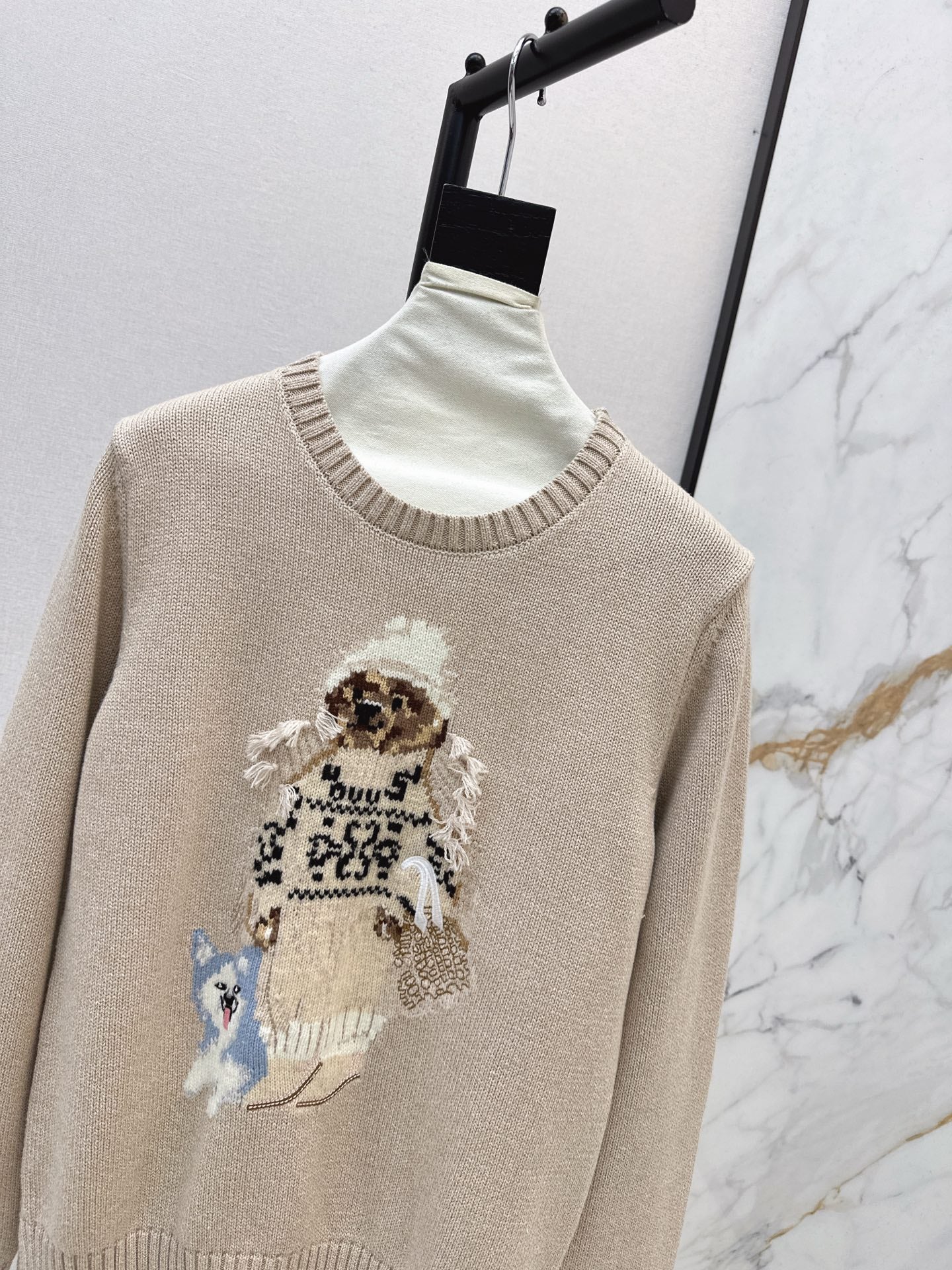 Ralp 26ss embroidery sweater