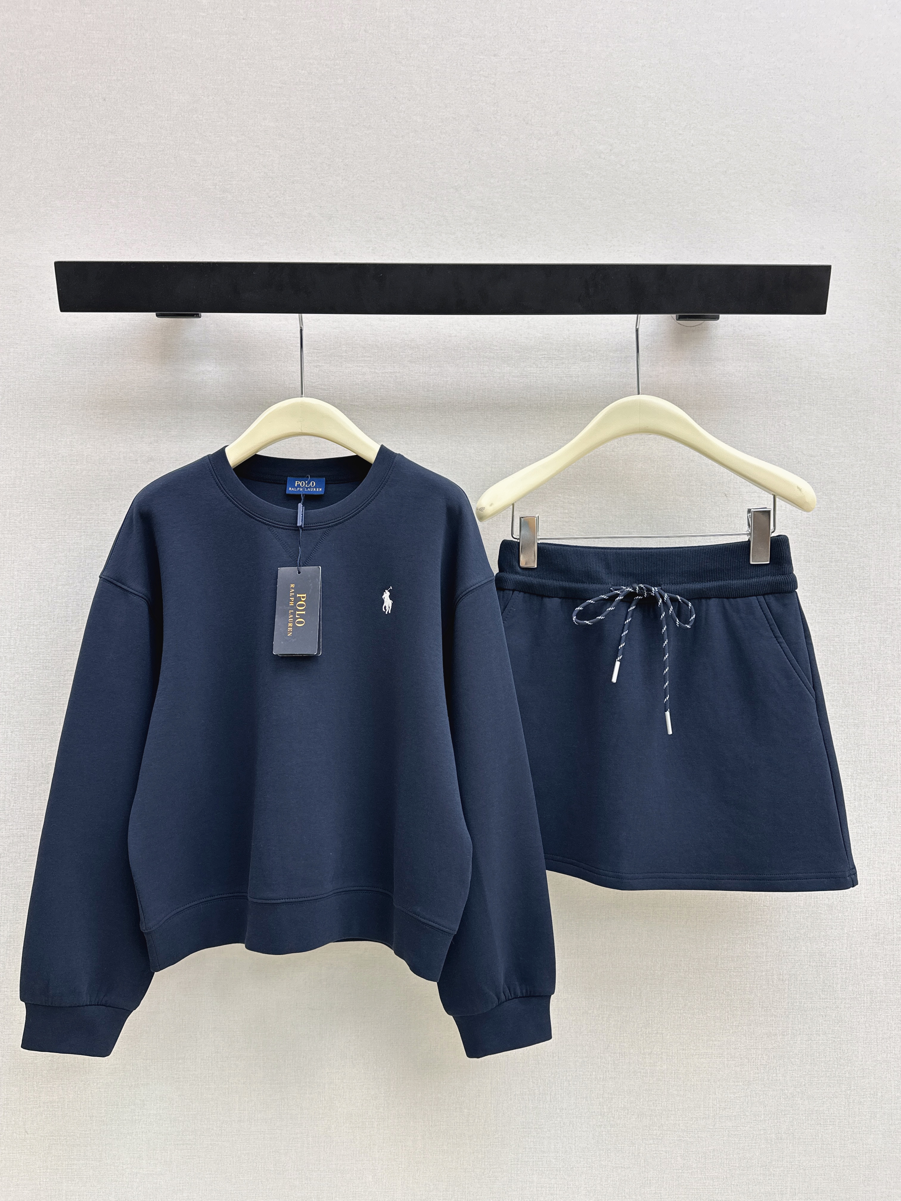 Ralp 26ss casual sweatshirts skirts sets