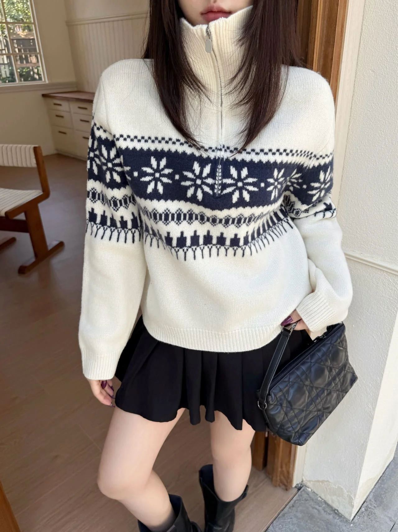 Ralp 26ss fair isle cardigan
