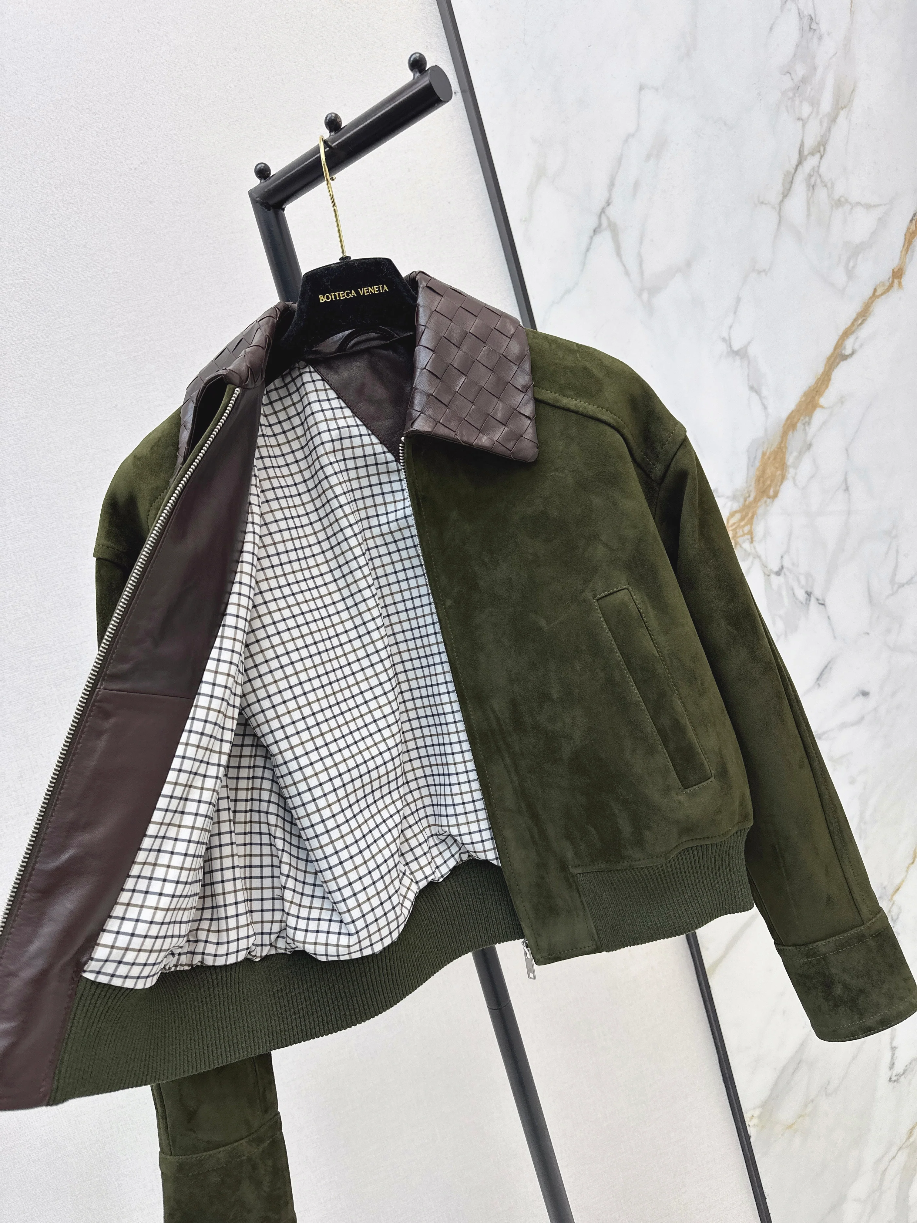 Bott 26ss leather jacket