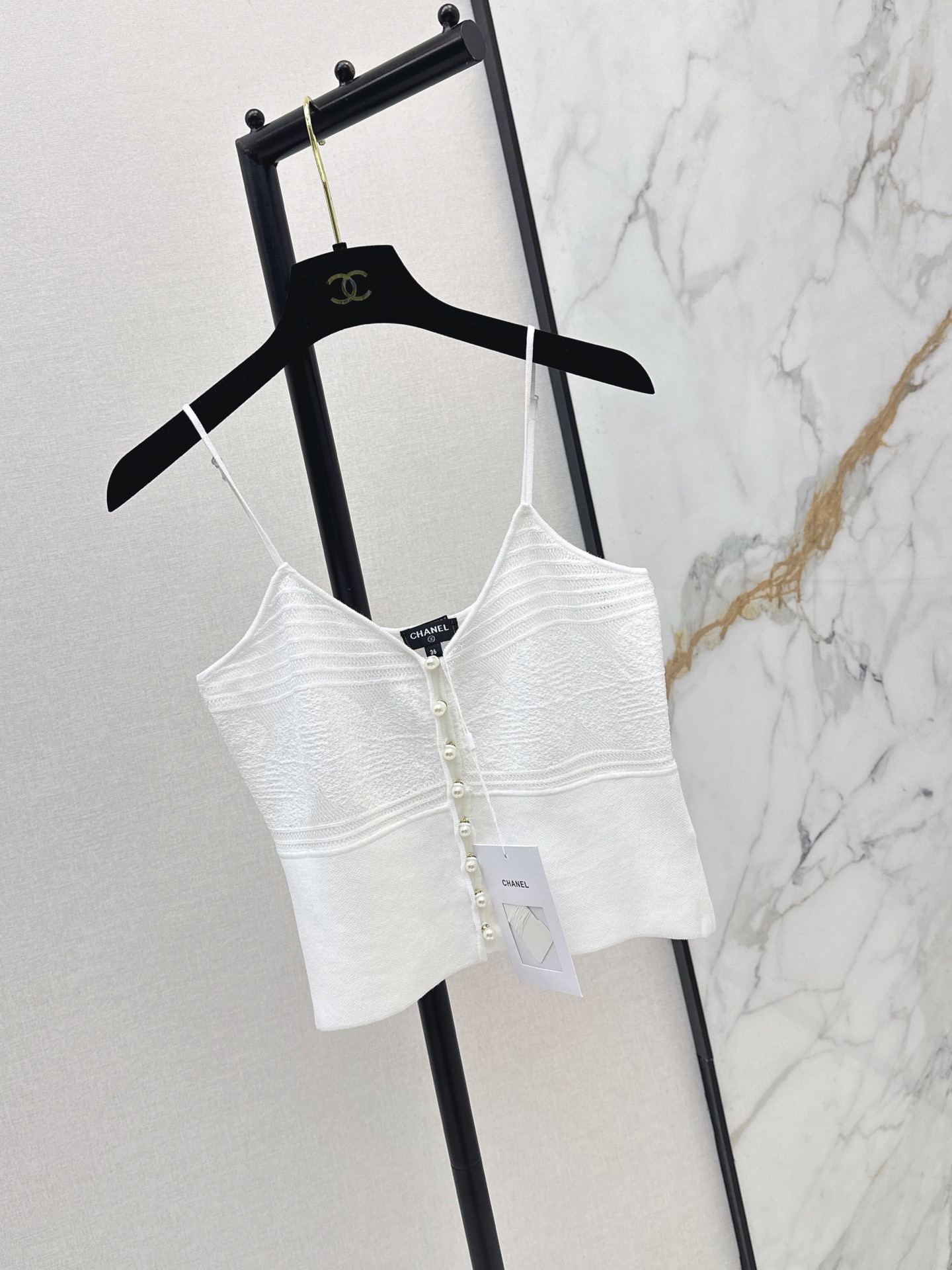 Chan 26ss knit camisole