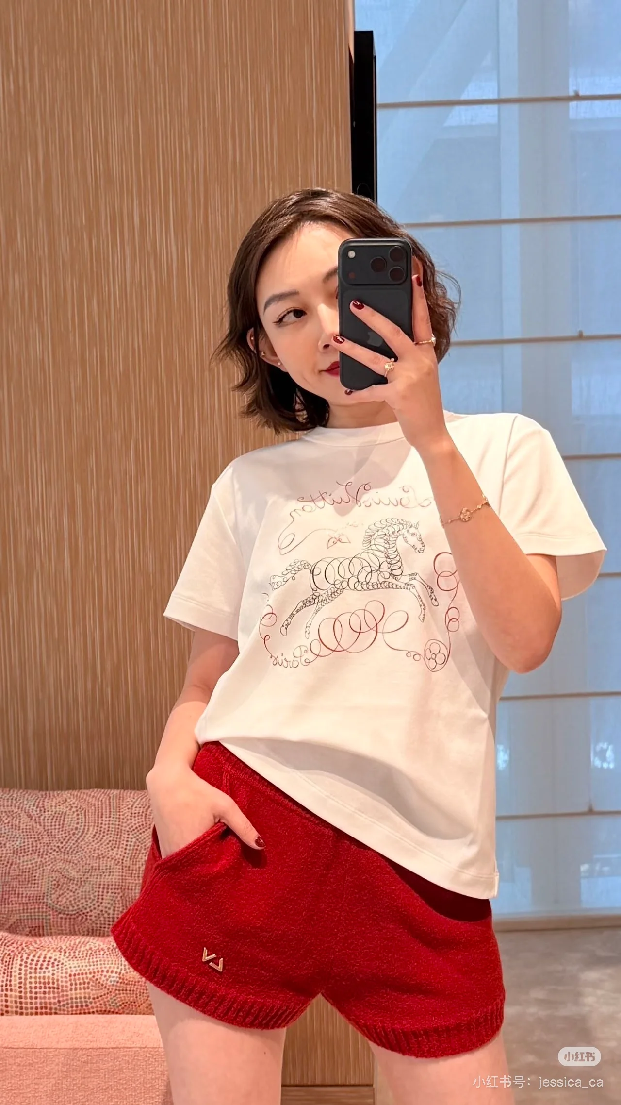 Louis 26ss print t-shirts