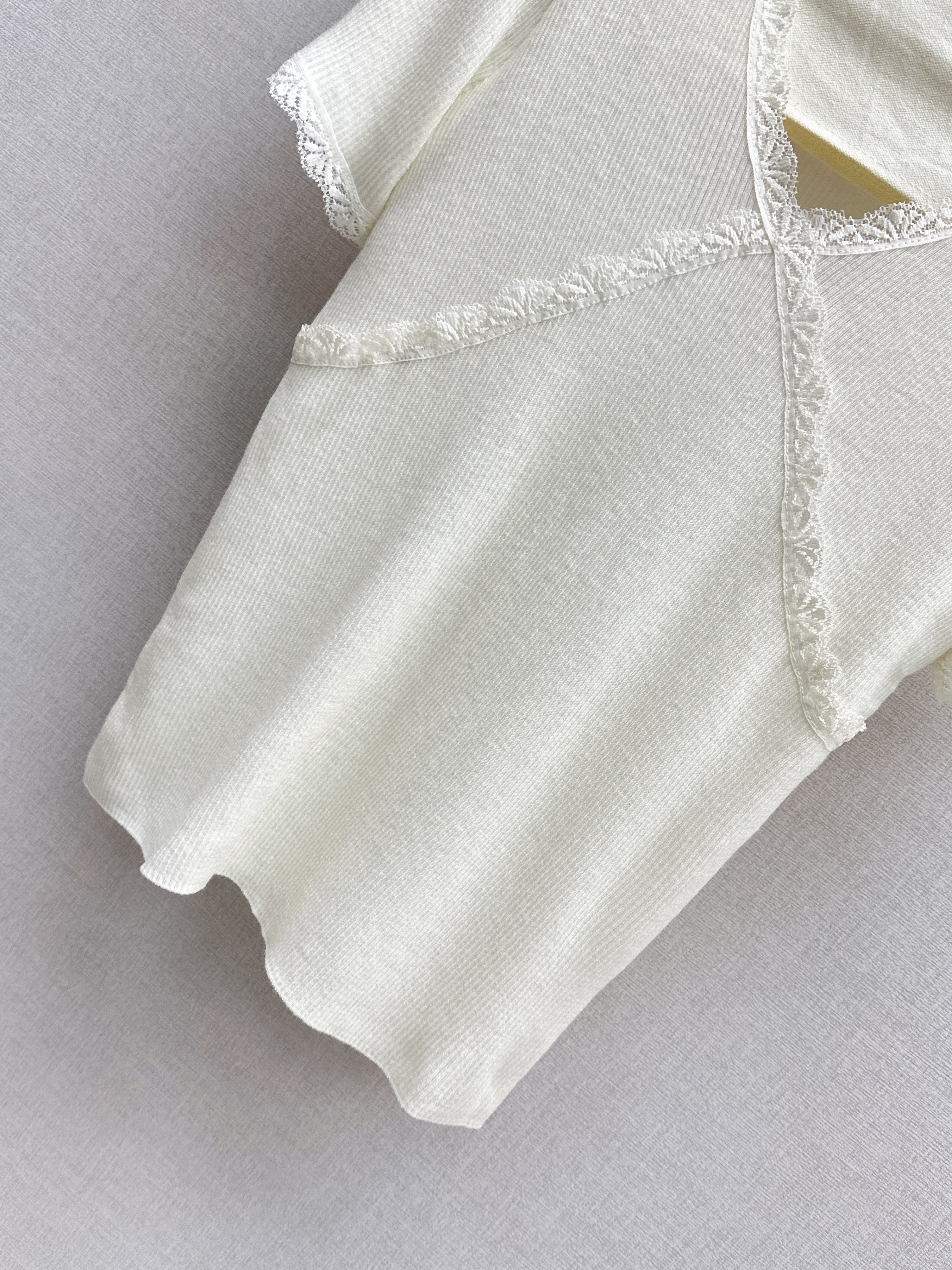 ES 26ss lace contract knitwear