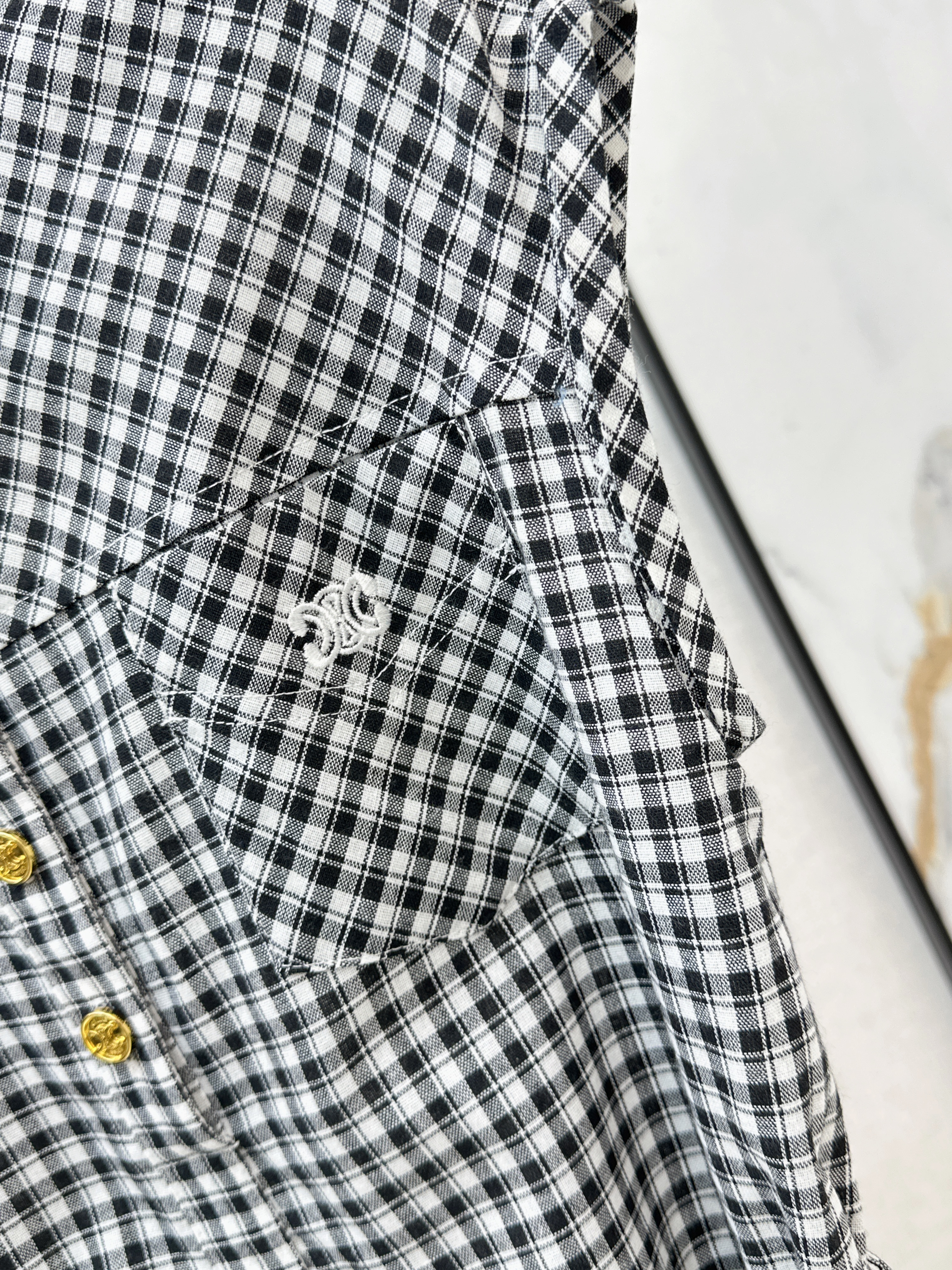 Celi 26ss check dress