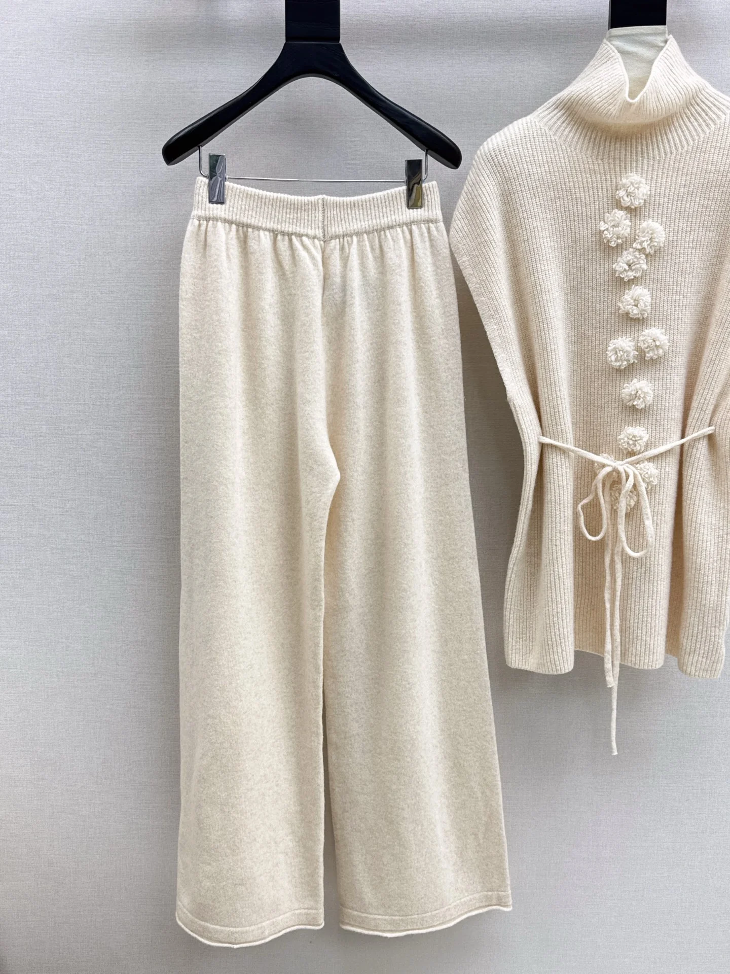 Chan 25fw sleeveless sweater pants set