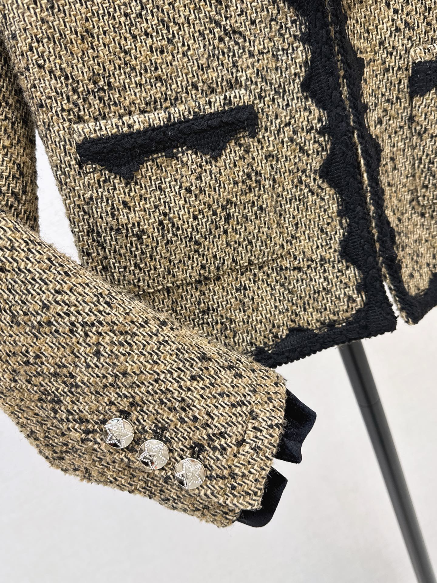 Chan 26ss woven tweed jacket