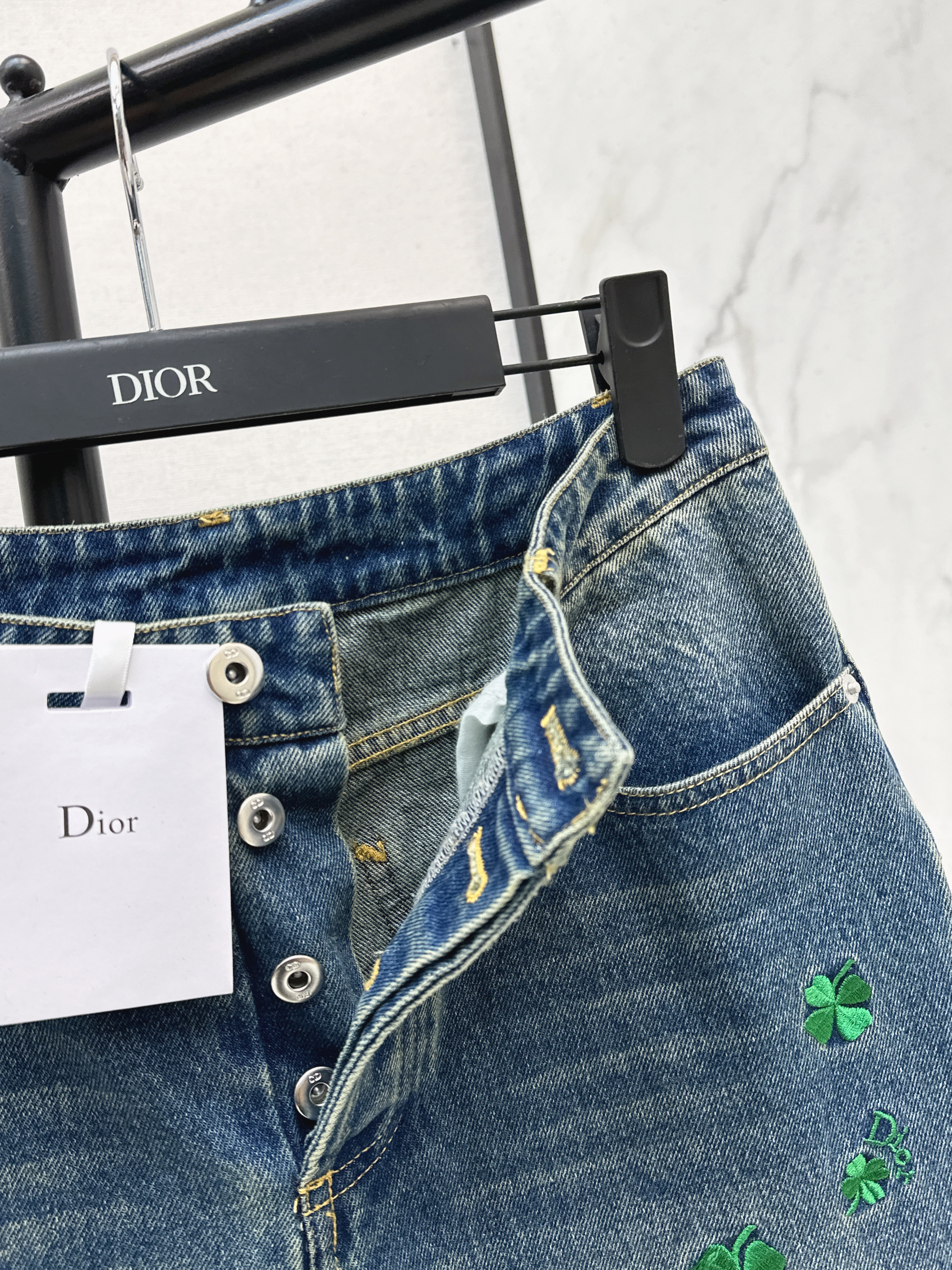 CD 26ss embroidery jeans