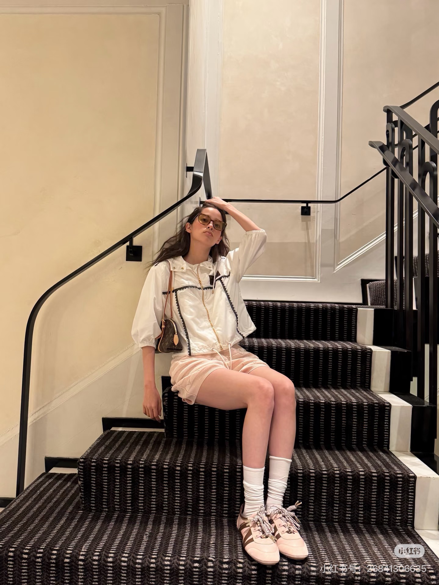 Loui 26ss monogram hooded jacket