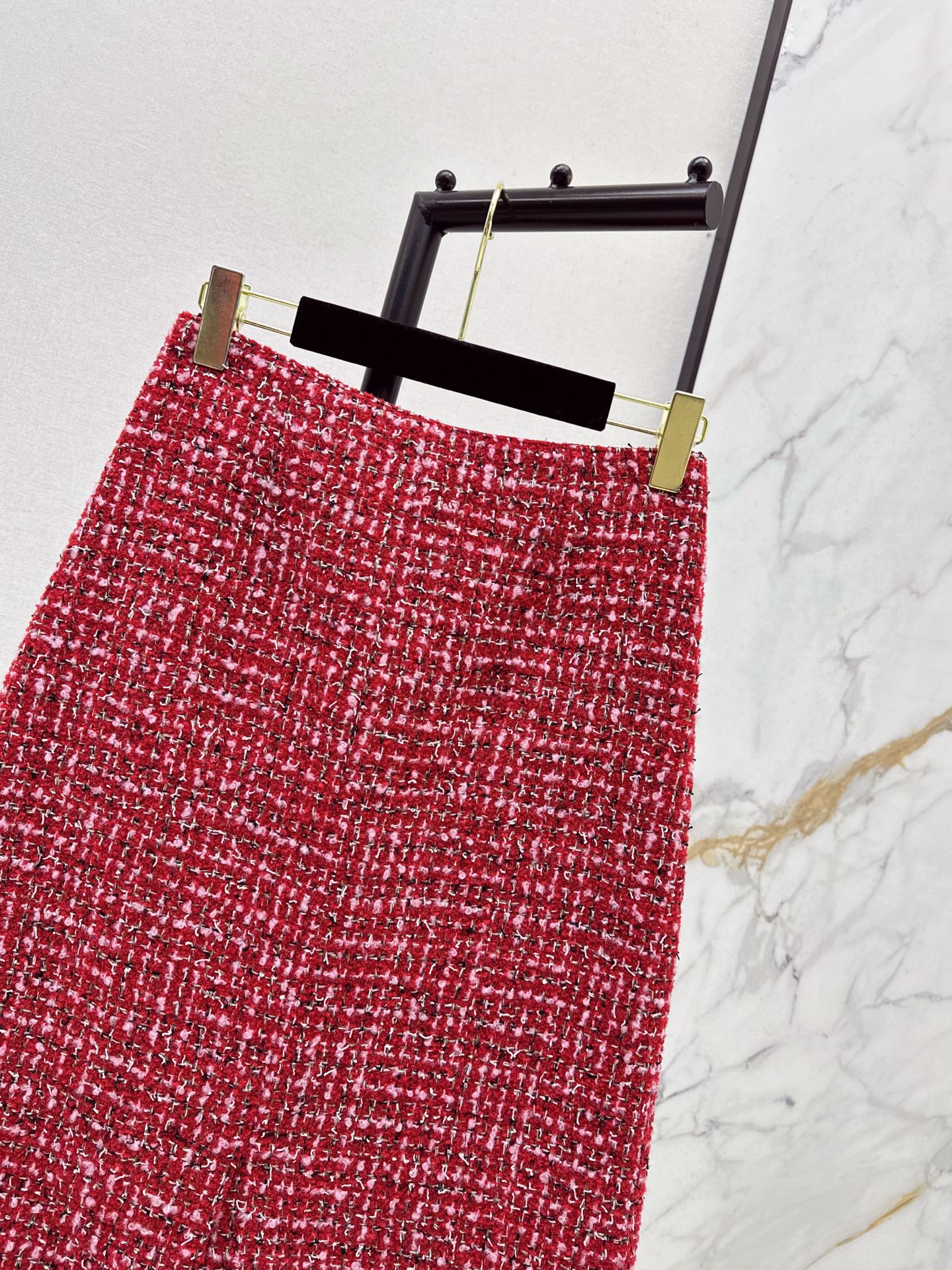 Chan 25fw tweed skirt