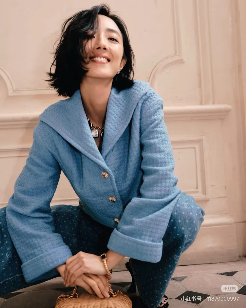 Chan 26ss tweed jacket