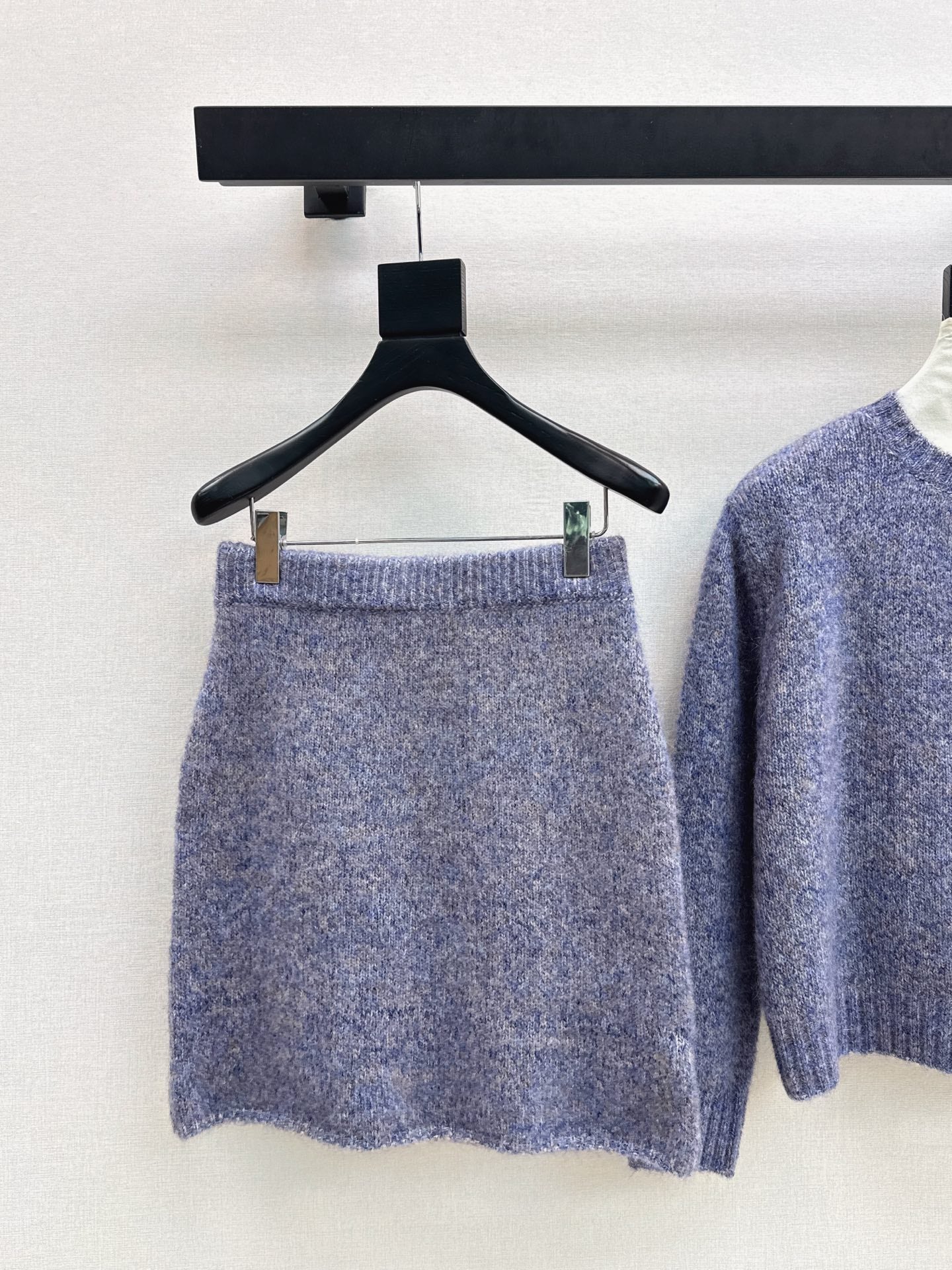 Bott 25fw wool cardigan skirts outfit sets