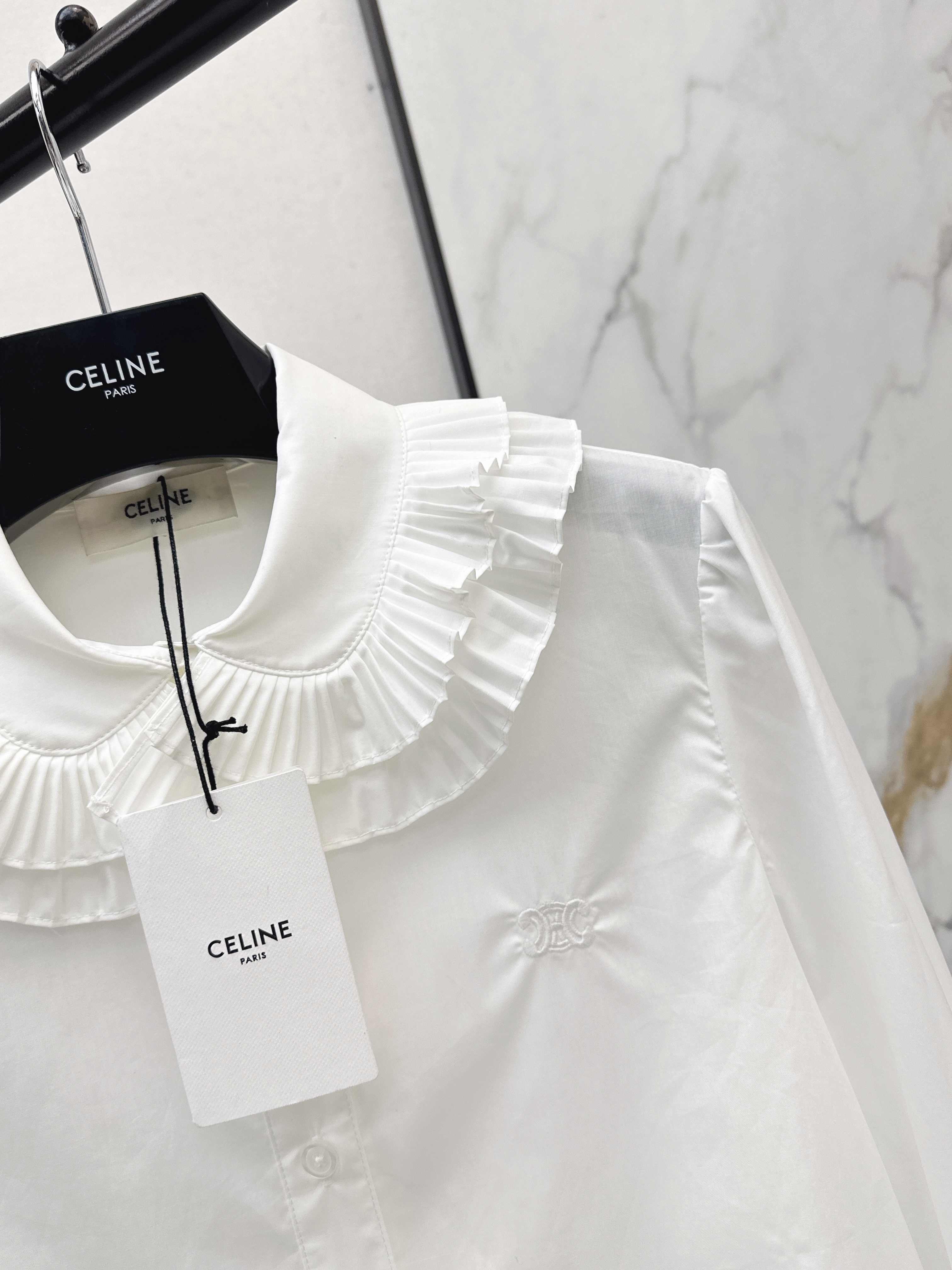 Celi 26ss ruffle shirt