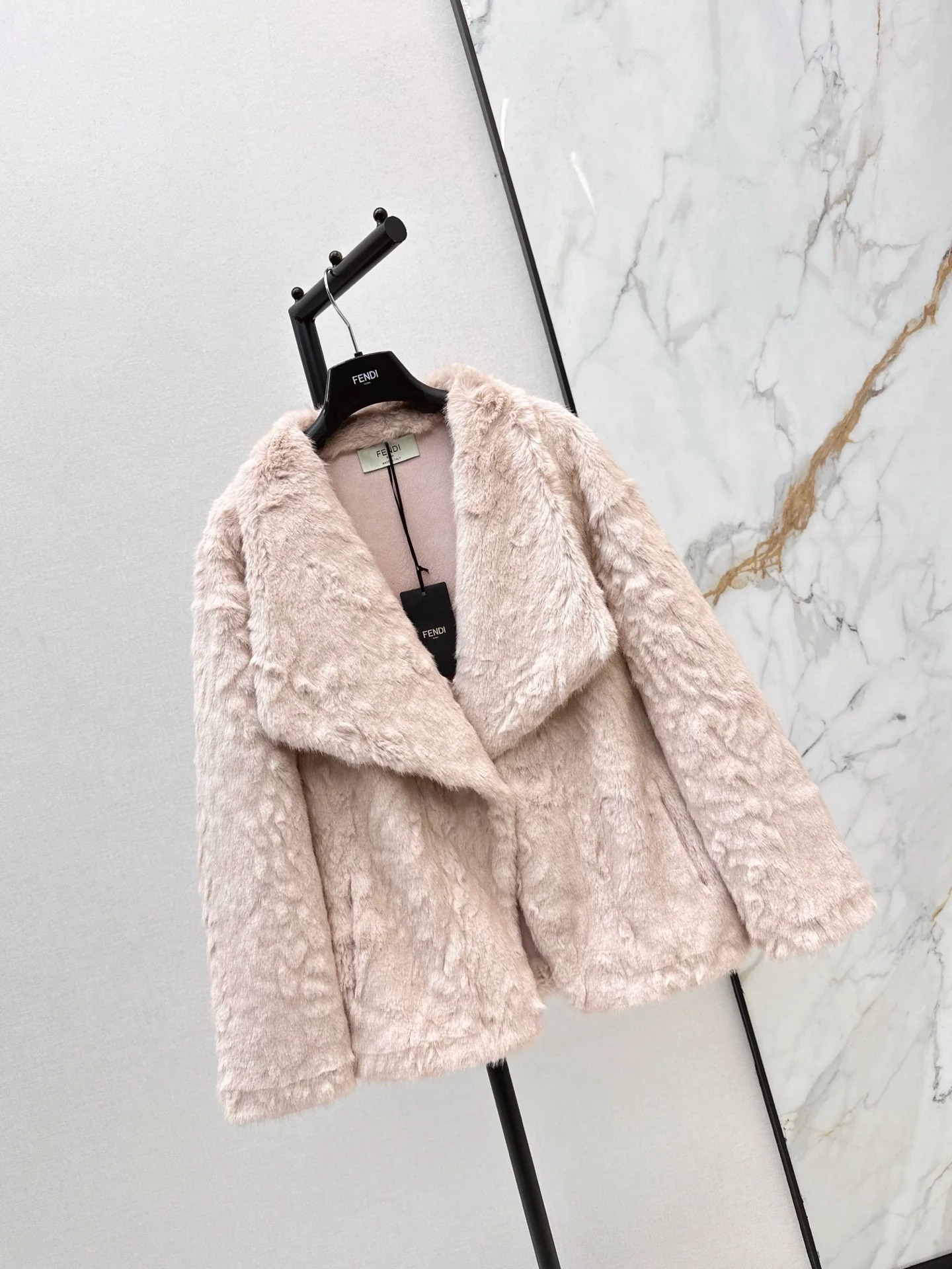 Fend 25fw fur fleece jacket